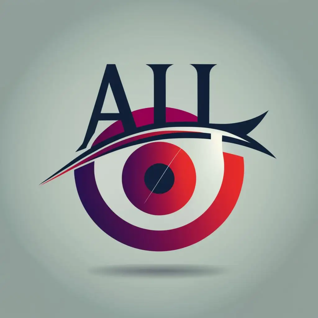 logo, Movie review, with the text "AI See", typography, be used in Entertainment industry