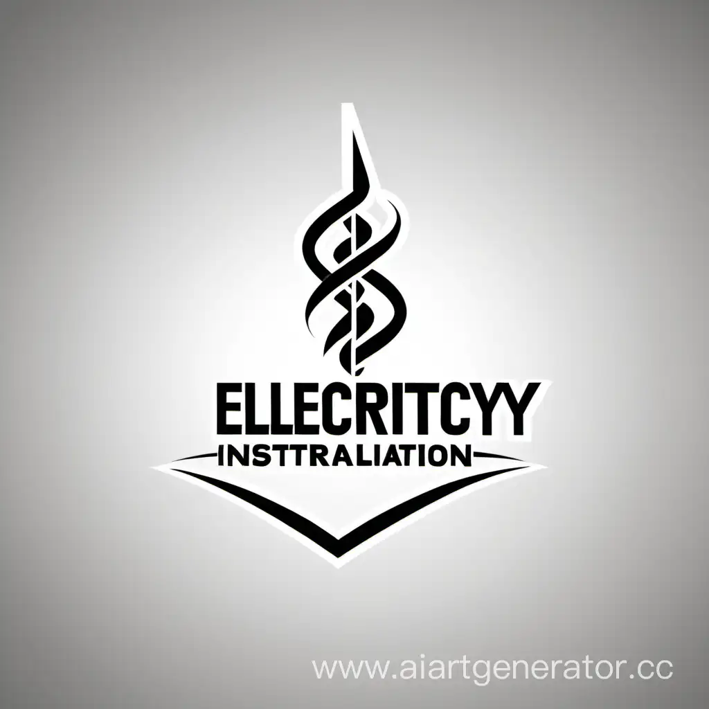 Логотип электромонтажной компании, электричество, логотип