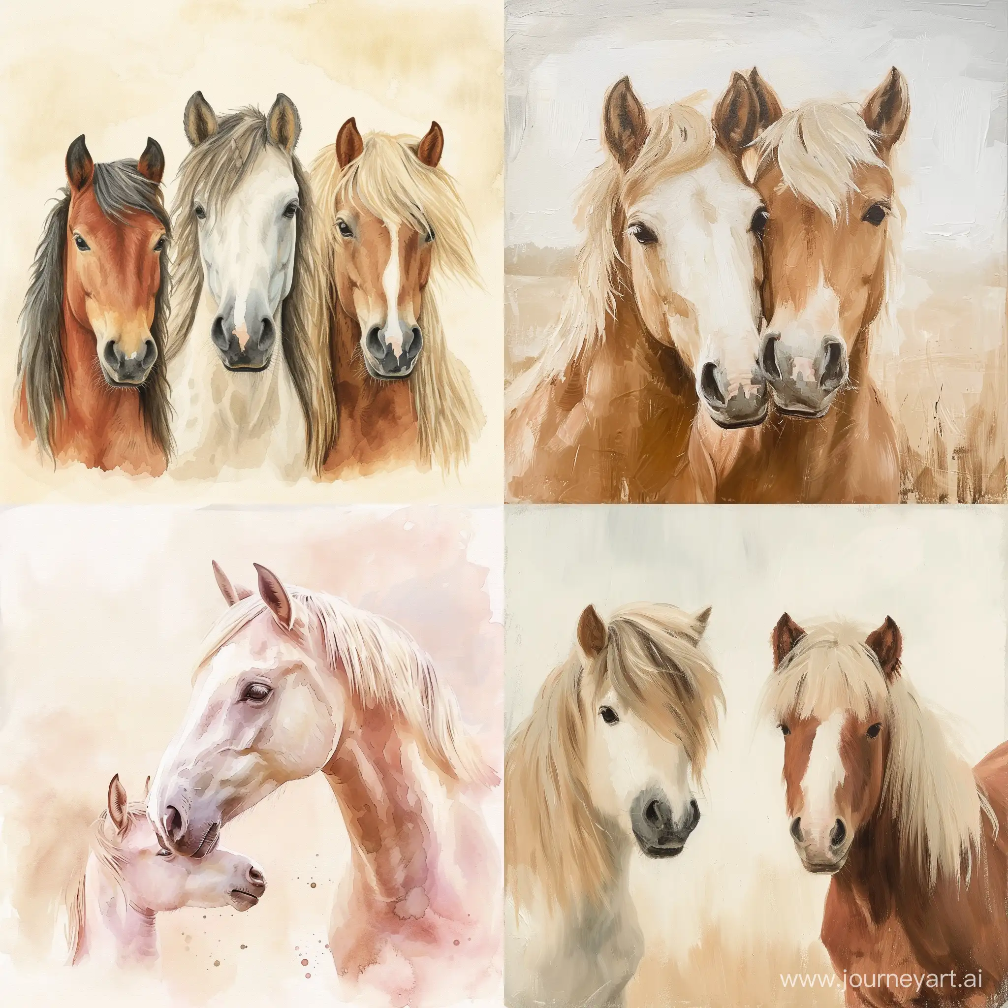Tranquil-Ponies-in-Soft-Tones