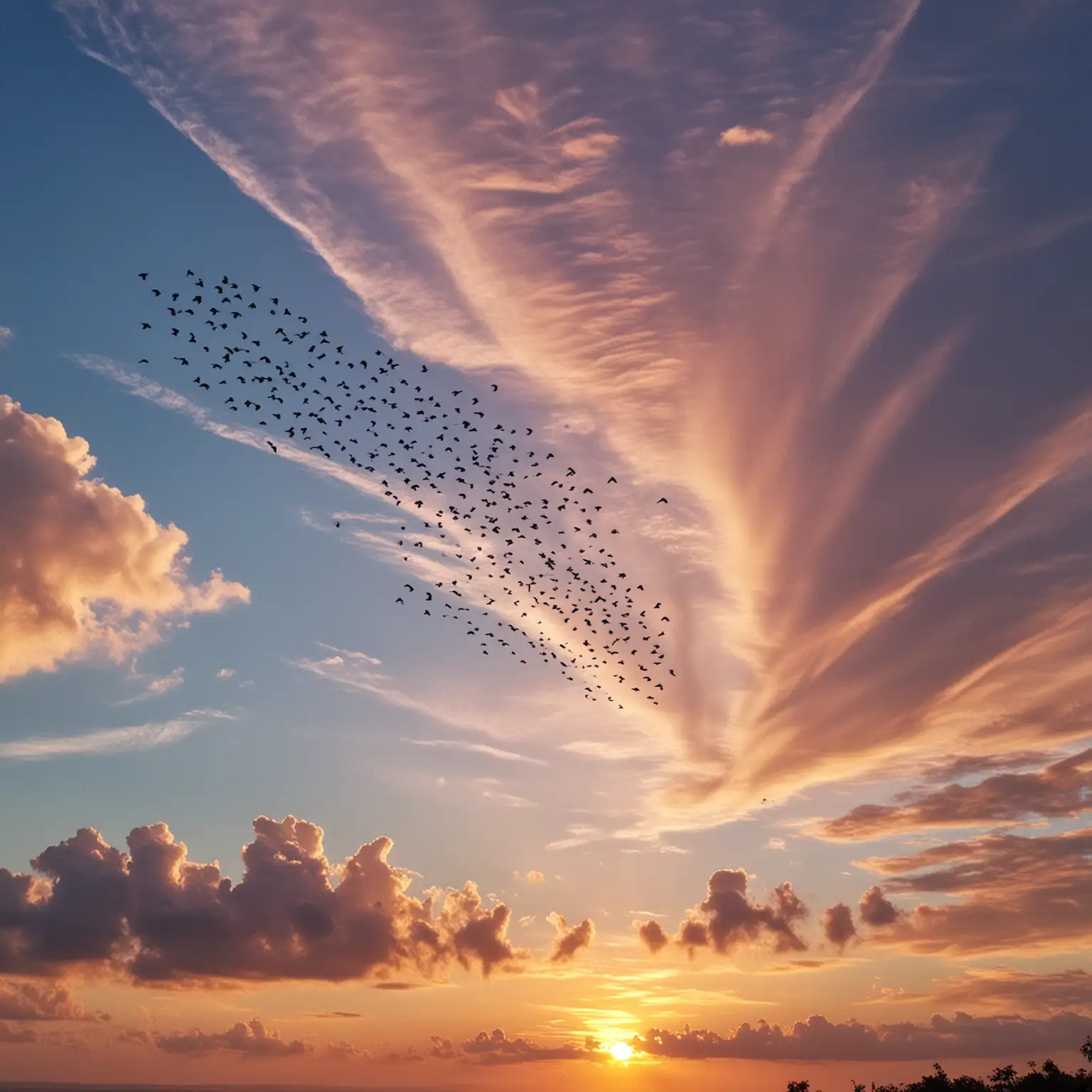 dios creo las aves en el cielo