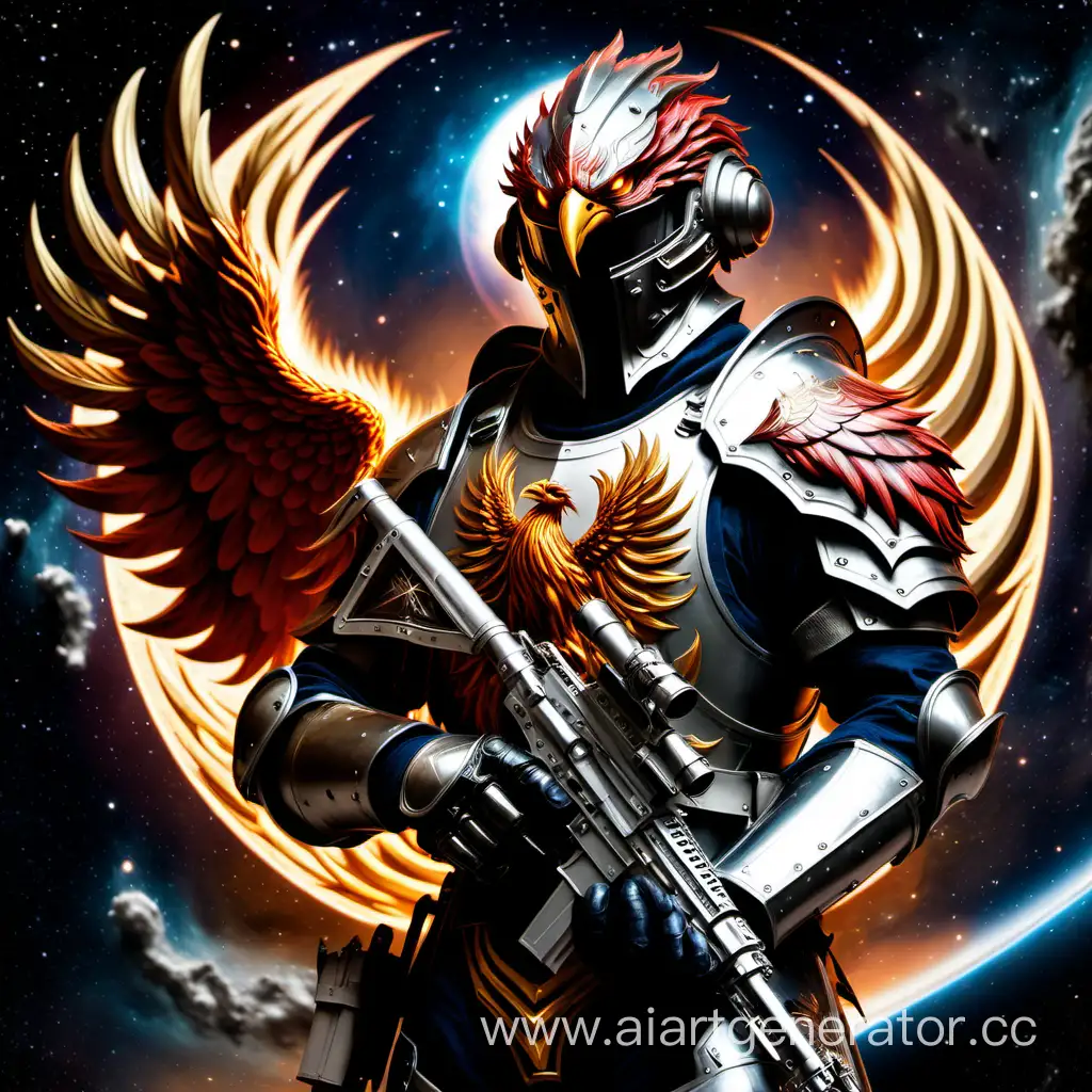 Space-Guardian-Soldier-with-PhoenixEngraved-Helmet