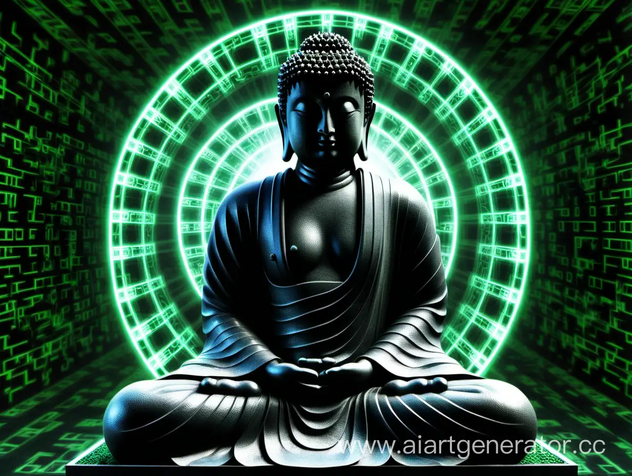 Futuristic-Fusion-Neo-Matrix-Buddha
