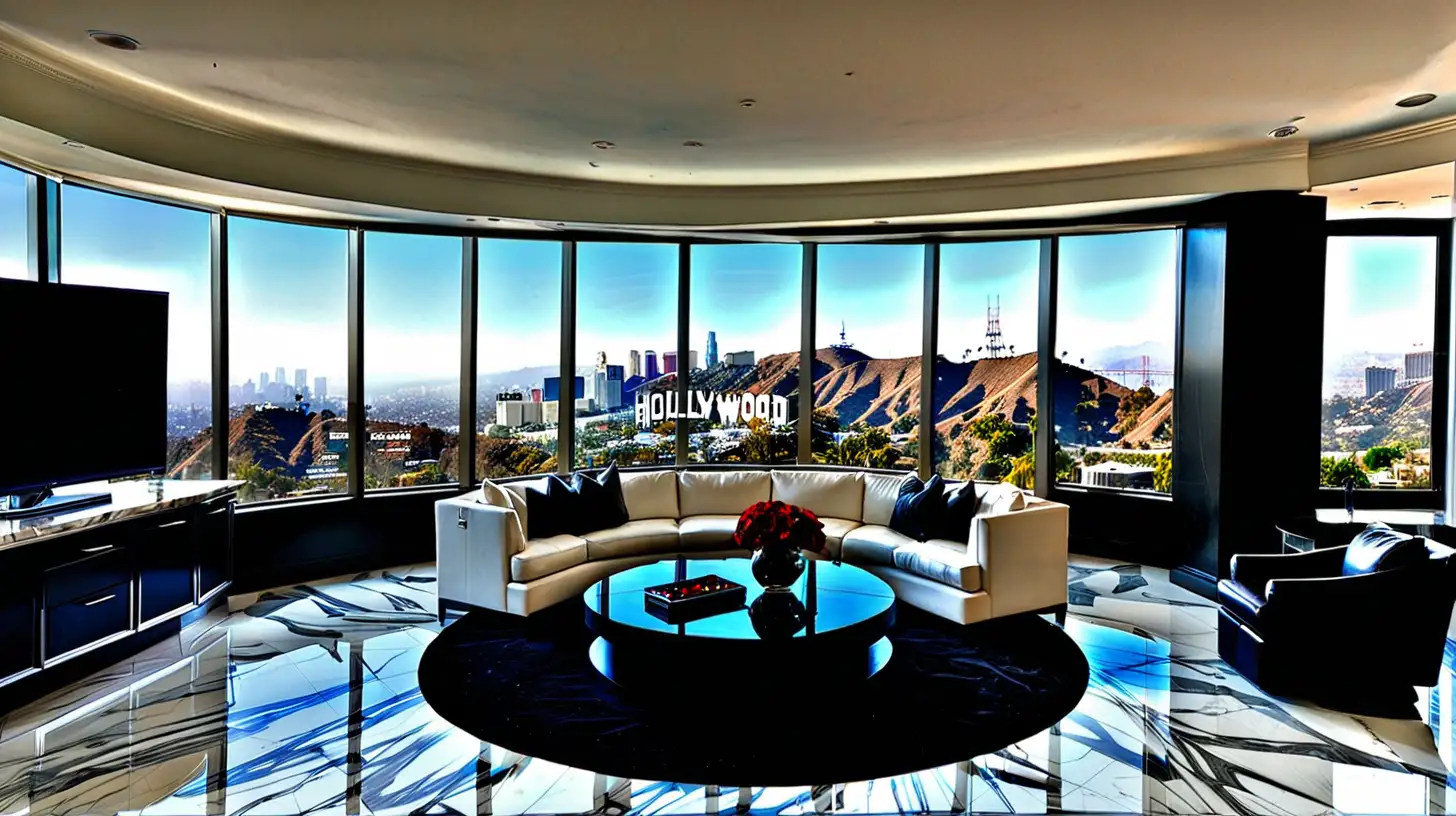 Luxurious HighRise Condo with Hollywood Sign View
