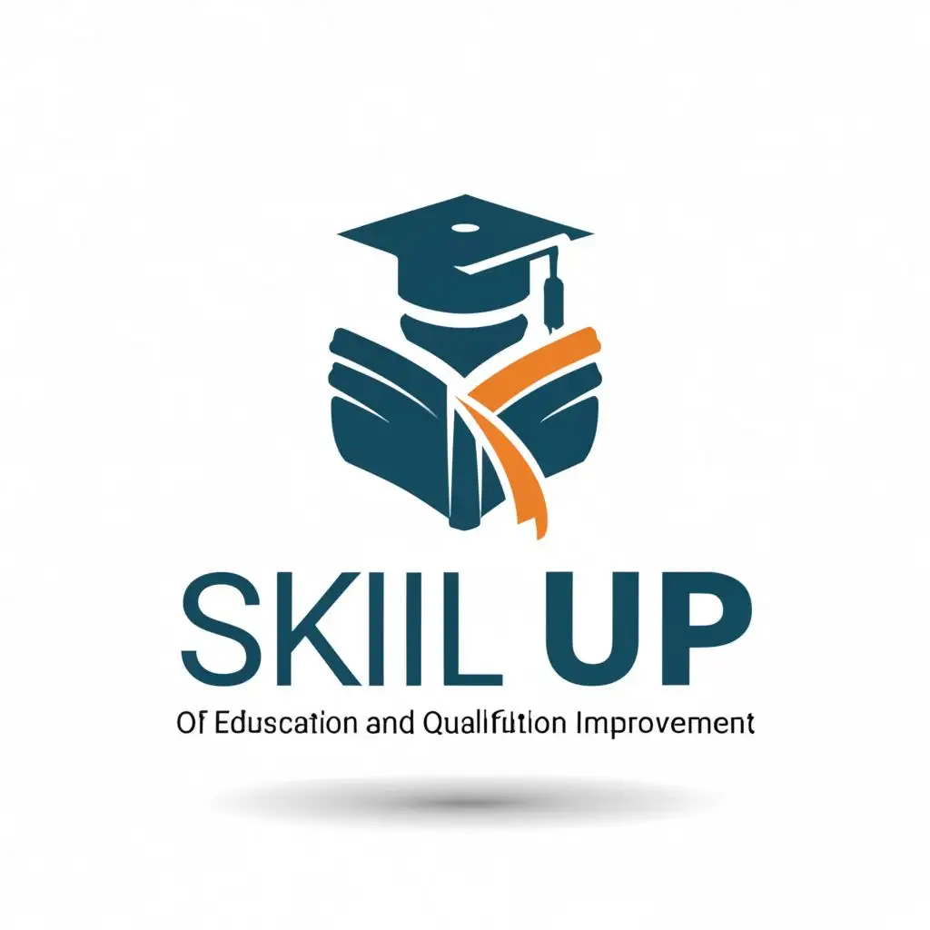 a logo design,with the text "SKILL UP", main symbol:FEDERAL ACADEMY OF EDUCATION AND QUALIFICATION IMPROVEMENT,Moderate,be used in Education industry,clear background