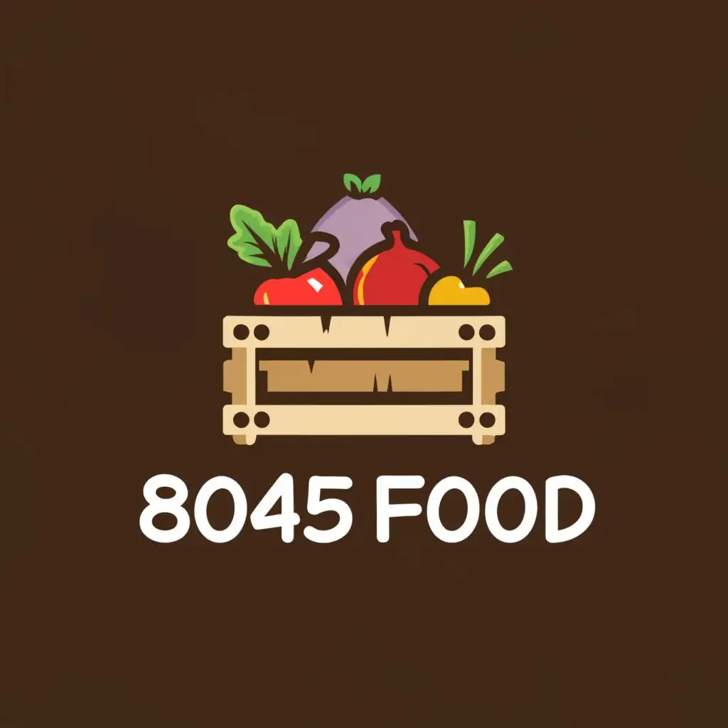 a logo design,with the text "8045 SPEIS", main symbol:a wooden vegetable crate,Moderate, clear background