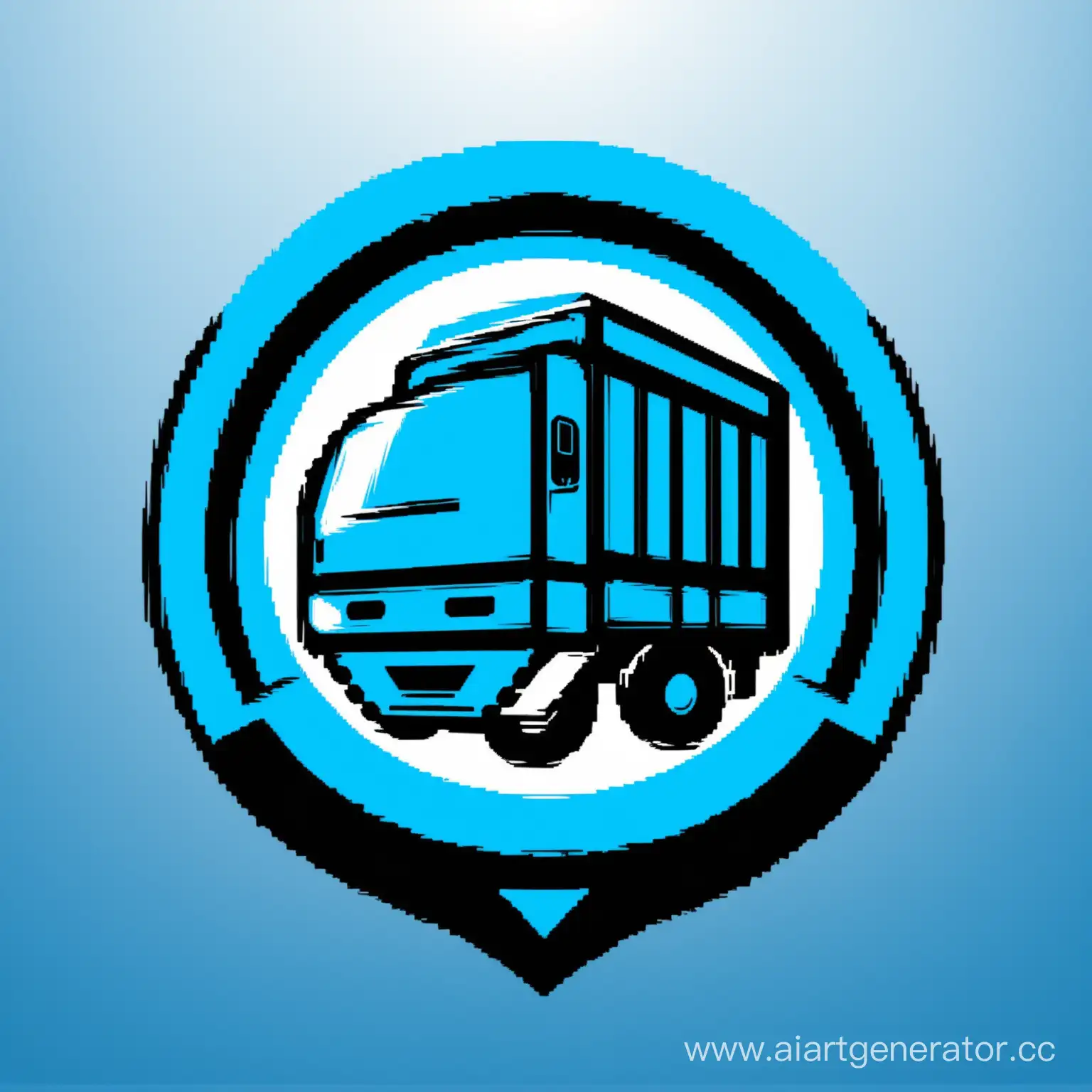 логотип для LoGiDrive в синих цветах
