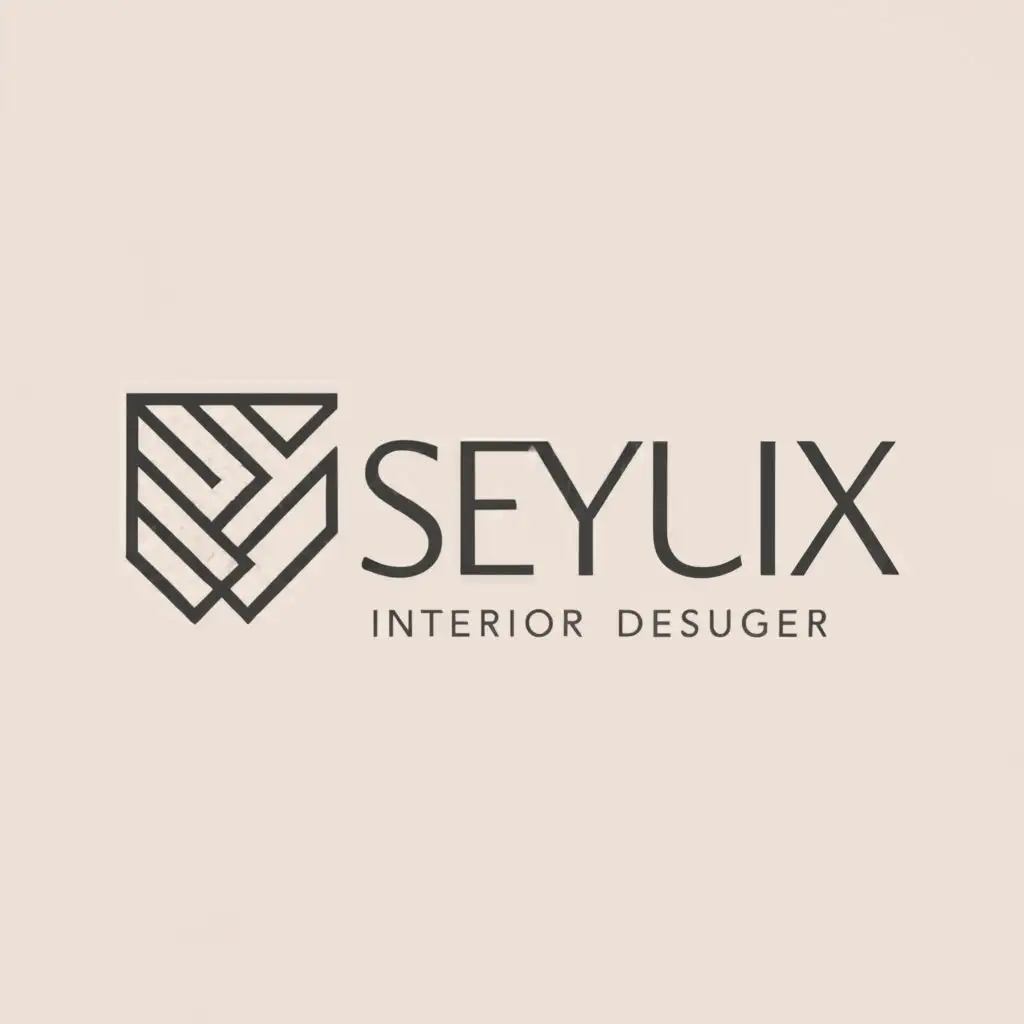 a logo design,with the text "SeyluX", main symbol:Logo Design Prompt:

Brand Name: SEYLUX Interior Designers

Design Brief:
Develop a unique and easily readable logo for SEYLUX Interior Designers, a distinguished firm specializing in interior design solutions. Craft a logo that stands out while maintaining simplicity and clarity, reflecting SEYLUX's commitment to innovative design and exceptional service. Utilize clean and modern typography for the brand name 'SEYLUX,' ensuring readability and legibility. Incorporate subtle design elements or accents to add visual interest and reflect SEYLUX's creative approach to interior design. Opt for a minimalist yet distinctive design aesthetic that captures attention and leaves a lasting impression. The logo should be versatile and suitable for various applications across digital and print media.

Color Palette:
Select a refined color palette that enhances the logo's simplicity and sophistication. Consider using neutral tones or muted colors to convey elegance and professionalism. Optionally, incorporate a single accent color for visual interest and brand recognition.

Additional Notes:

Ensure the logo design is scalable to maintain clarity and legibility across different sizes and formats.
Prioritize simplicity and readability to ensure easy recognition and memorability.
Strive for a unique and distinctive logo that reflects SEYLUX's brand identity and values while resonating with its target audience.
Emphasize professionalism and creativity to convey SEYLUX Interior Designers' dedication to delivering exceptional interior design solutions.
,Moderate,be used in Construction industry,clear background