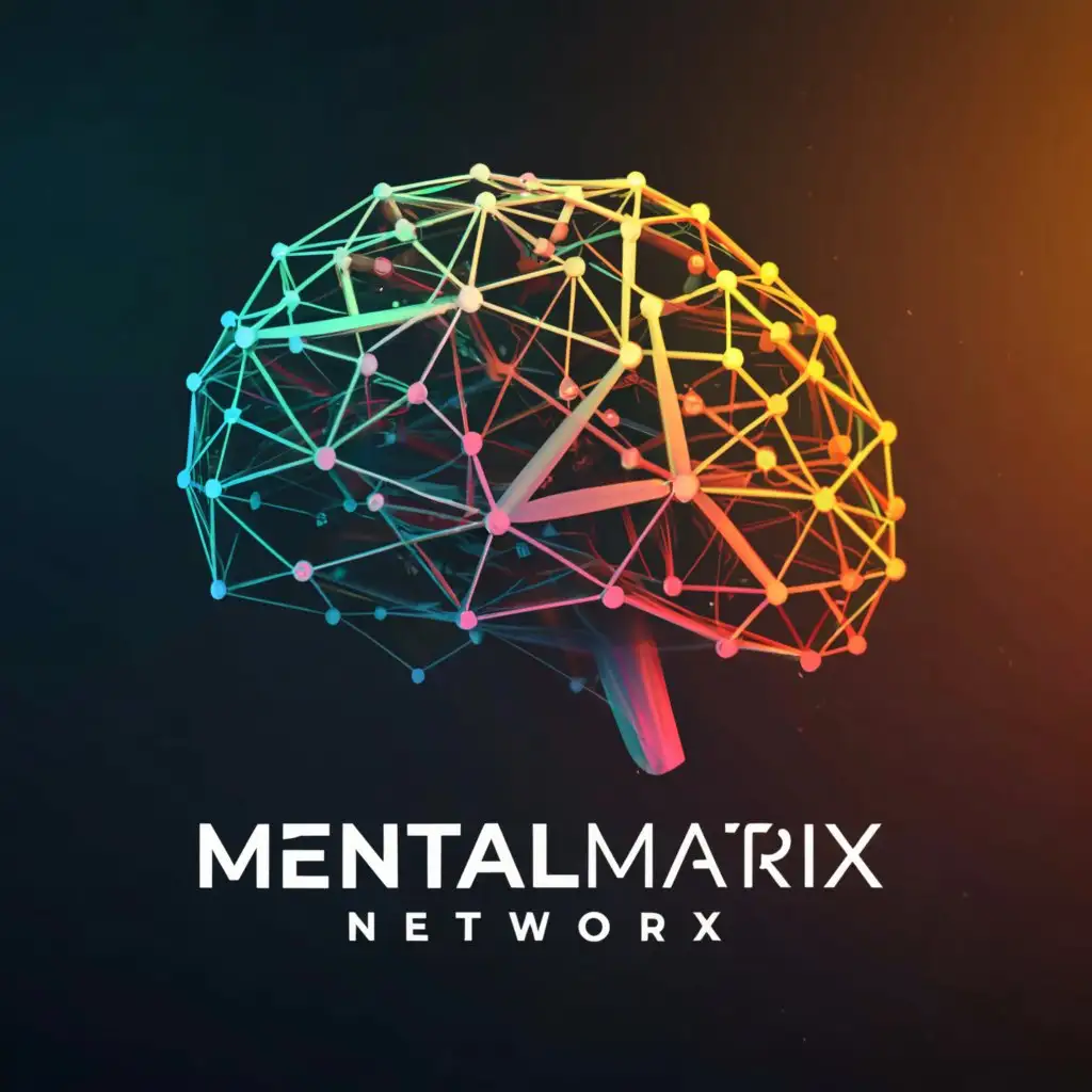 LOGO-Design-For-MentalMatrix-Network-Vibrant-3D-Brain-Emblem-for-Psychology-YouTube-Channel
