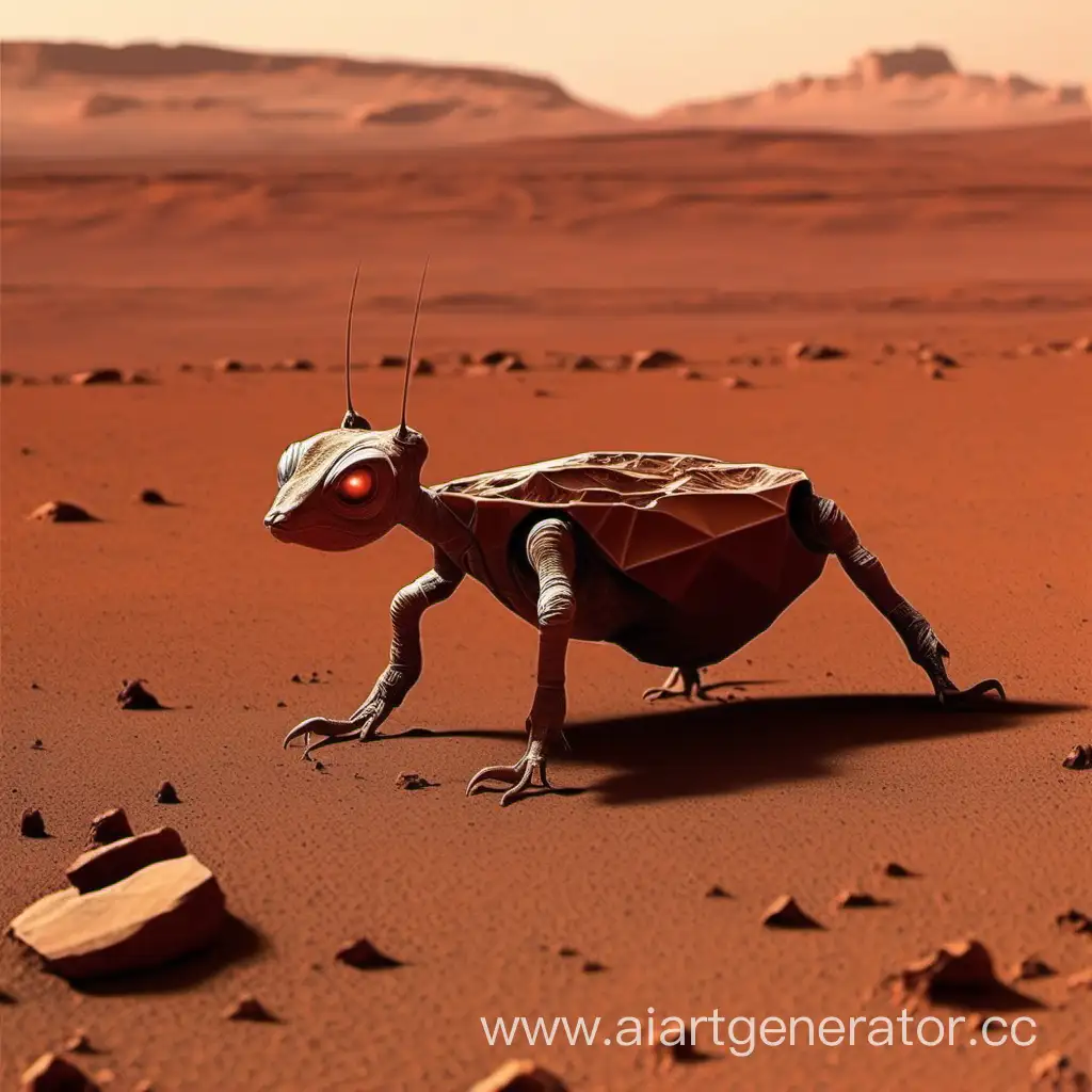 First-Animal-on-Mars-Extraterrestrial-Exploration