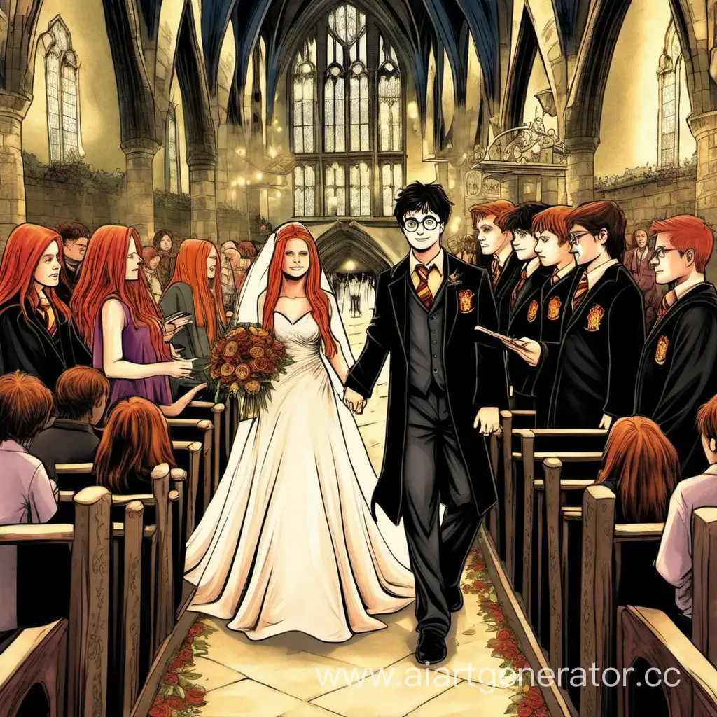 Magical-Wedding-of-Harry-Potter-and-Ginny-Weasley
