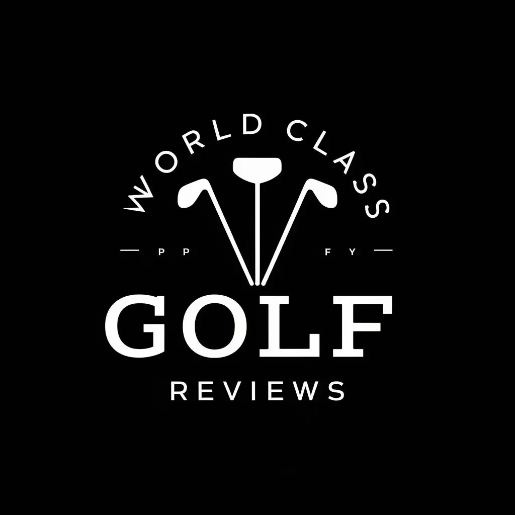 logo, Golf clubs, with the text "World class golf reviews", typography, be used in Sports Fitness industry