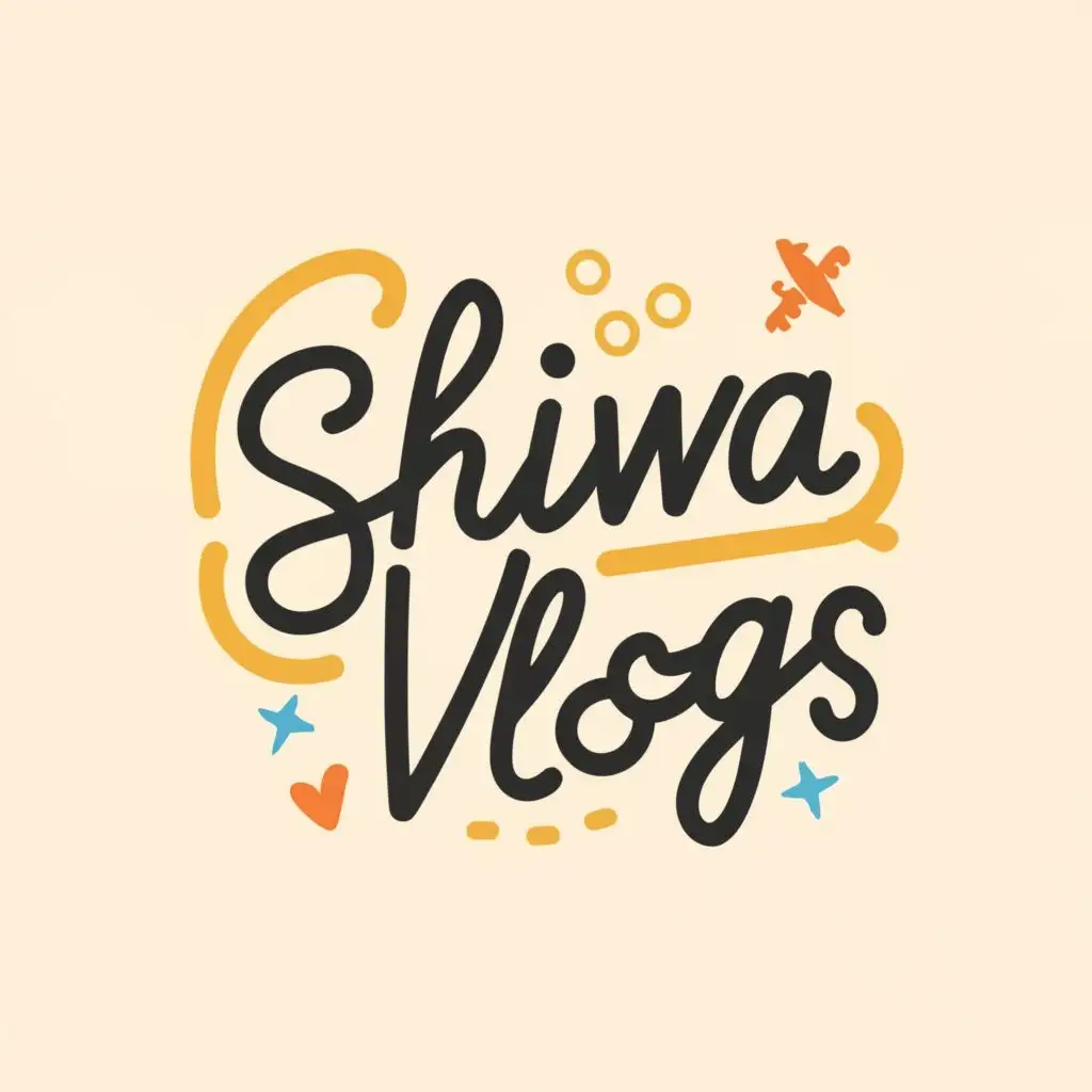 logo, lifestyle, with the text "ShiWa Vlogs", typography, be used in Travel industry
