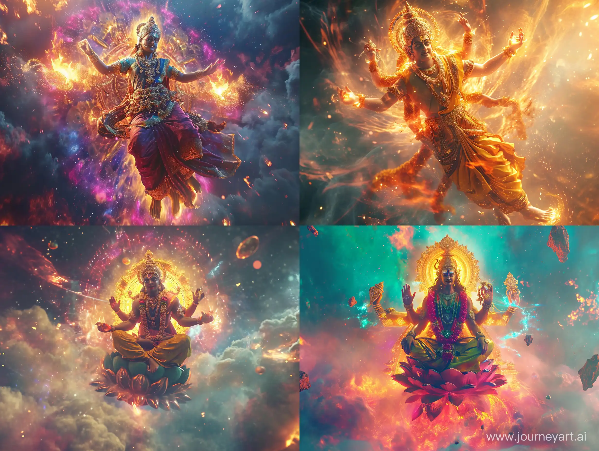Powerful-Hindu-Deity-Embarking-on-a-Celestial-Journey
