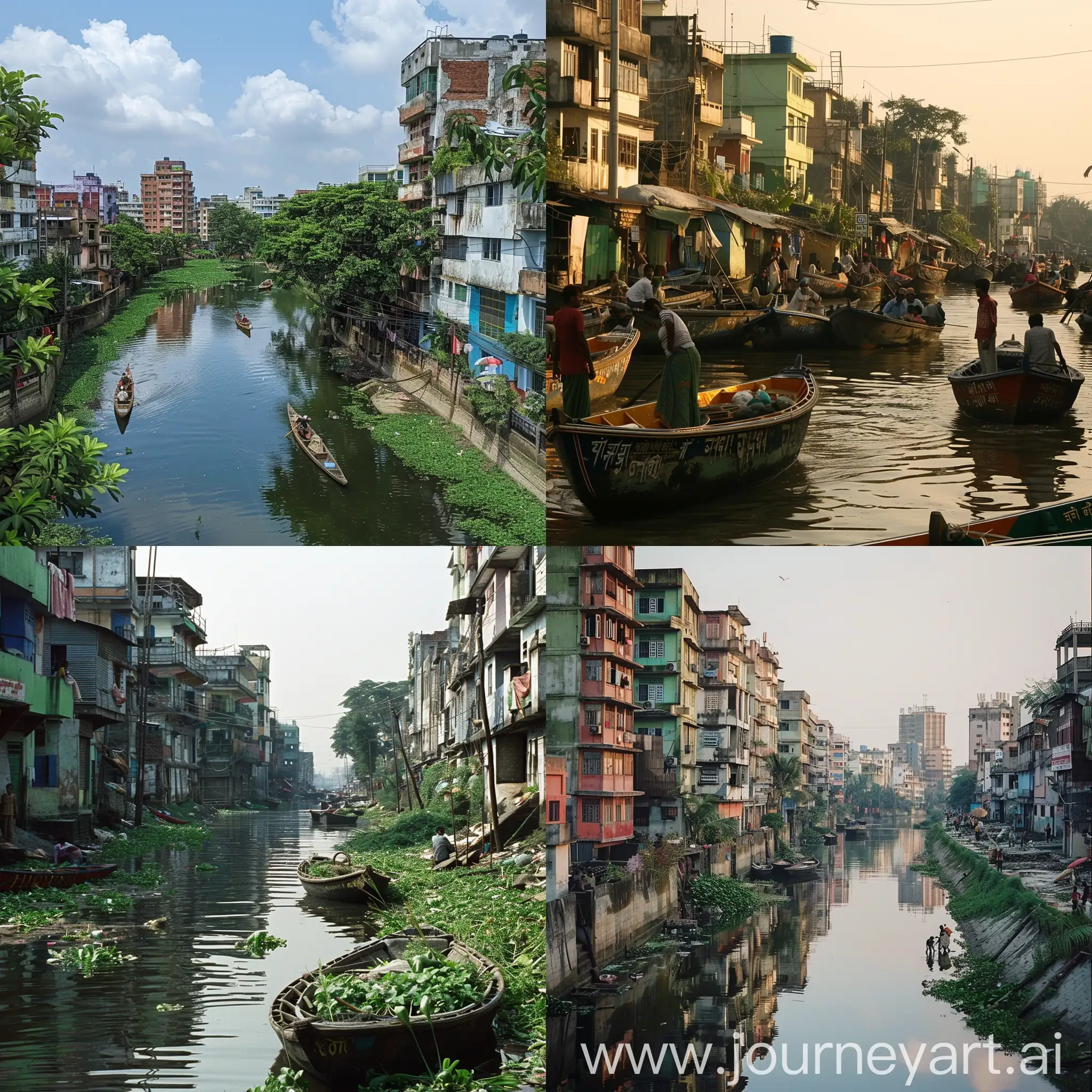 Busy-Street-Scene-in-Motijheel-Bangladesh