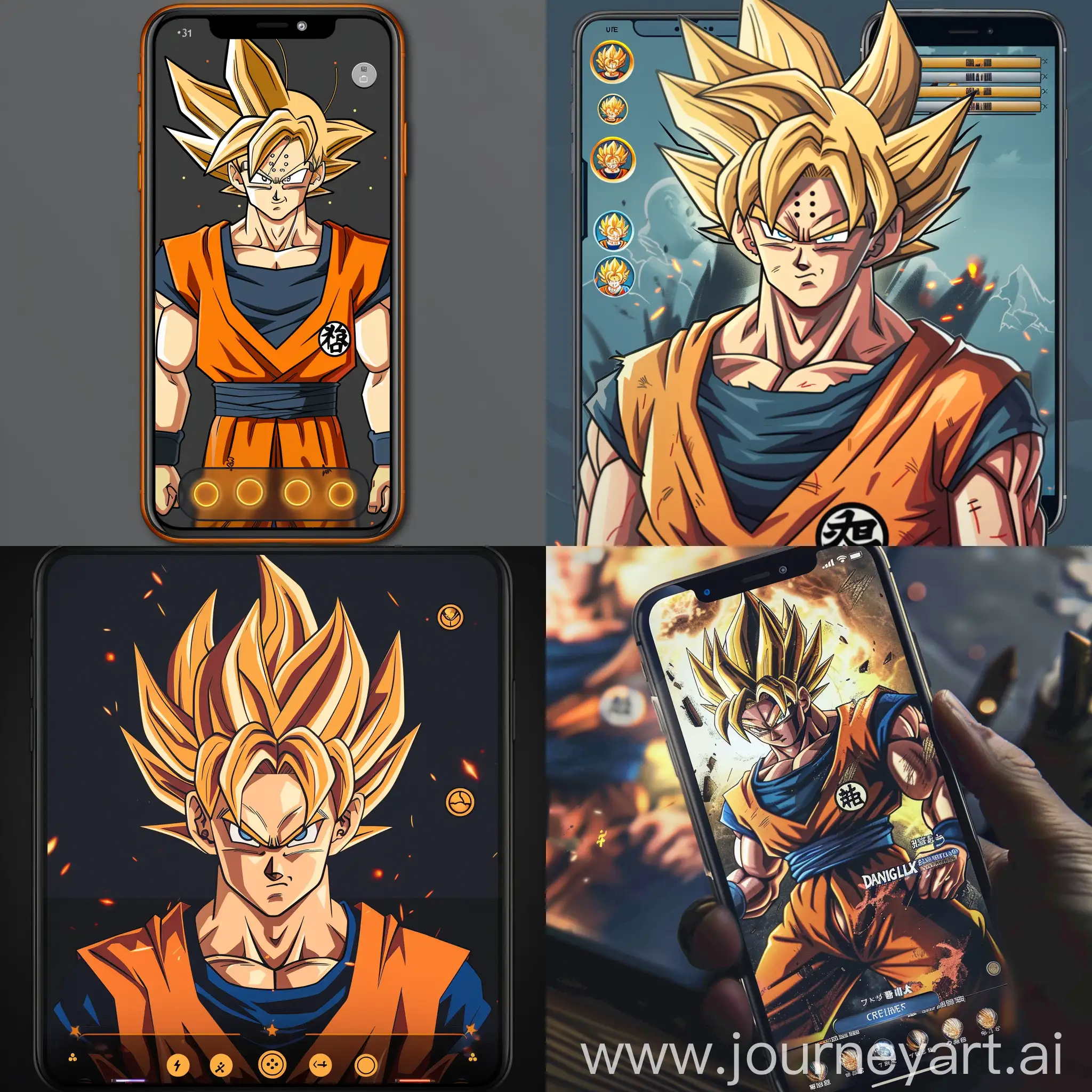 Dragonball-Game-UI-Design-Vibrant-Interface-for-Version-6