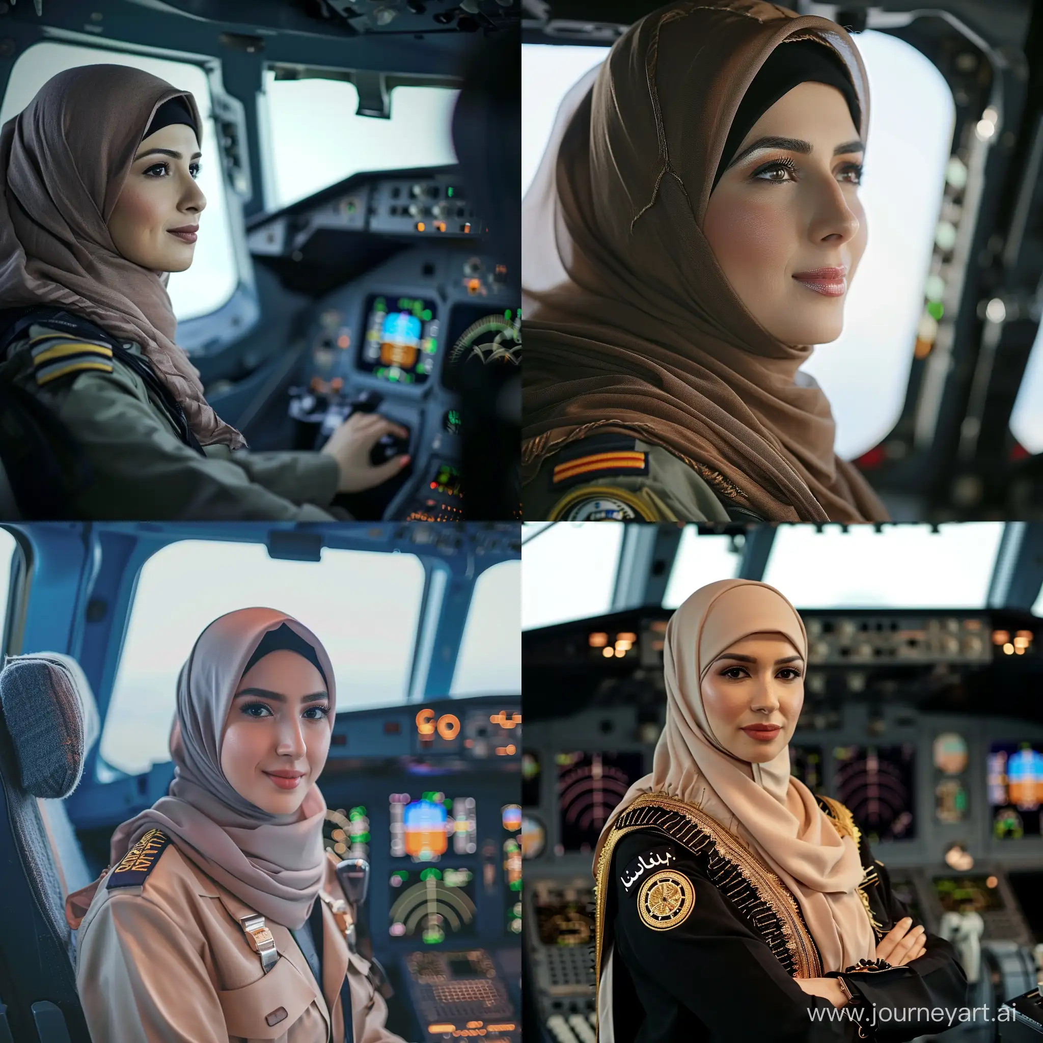 Muslim-Woman-Airplane-Pilot-in-Square-Frame