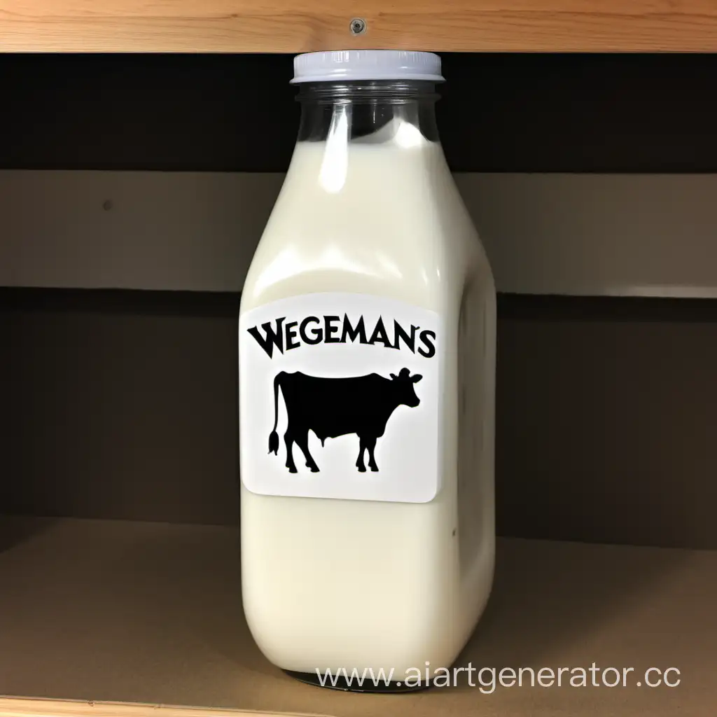 Fresh-Wegmans-Cow-Milk-Bottle-FarmFresh-Dairy-Delight