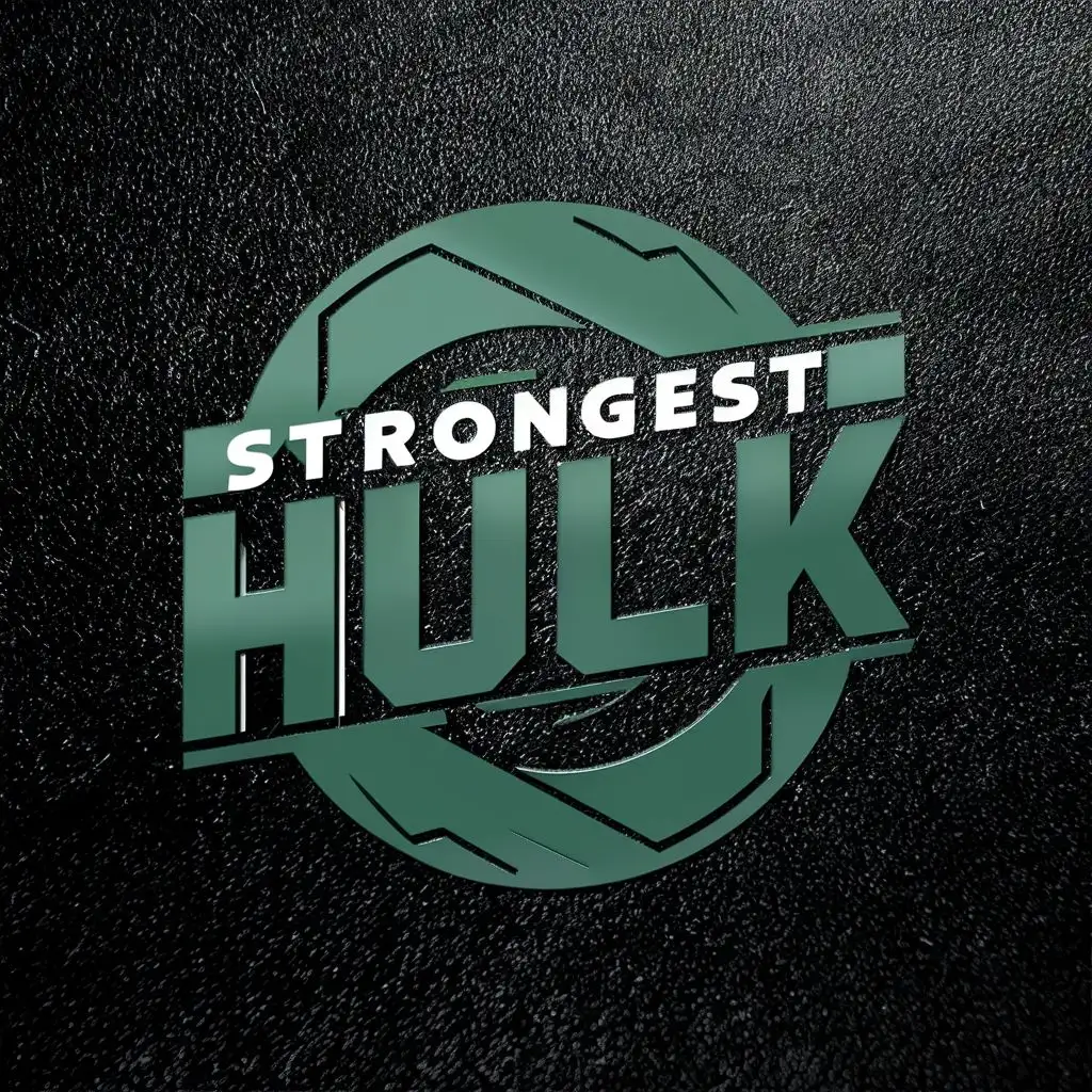 LOGO-Design-For-Strongest-Hulk-Bold-Typography-for-Sports-Fitness-Industry