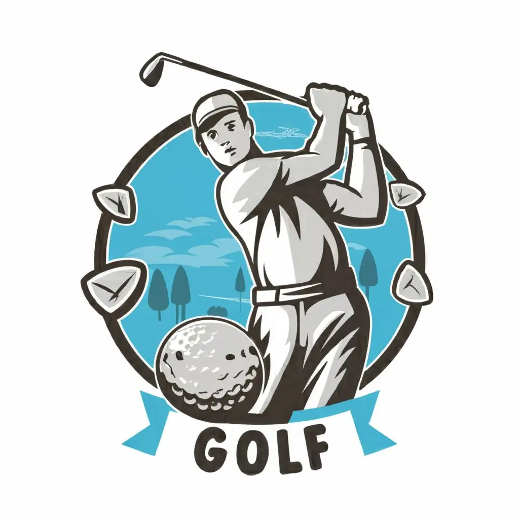 LOGO-Design-for-Fairway-Dynamics-Golfer-in-Swing-with-Custom-Typography-in-Sports-Fitness-Theme