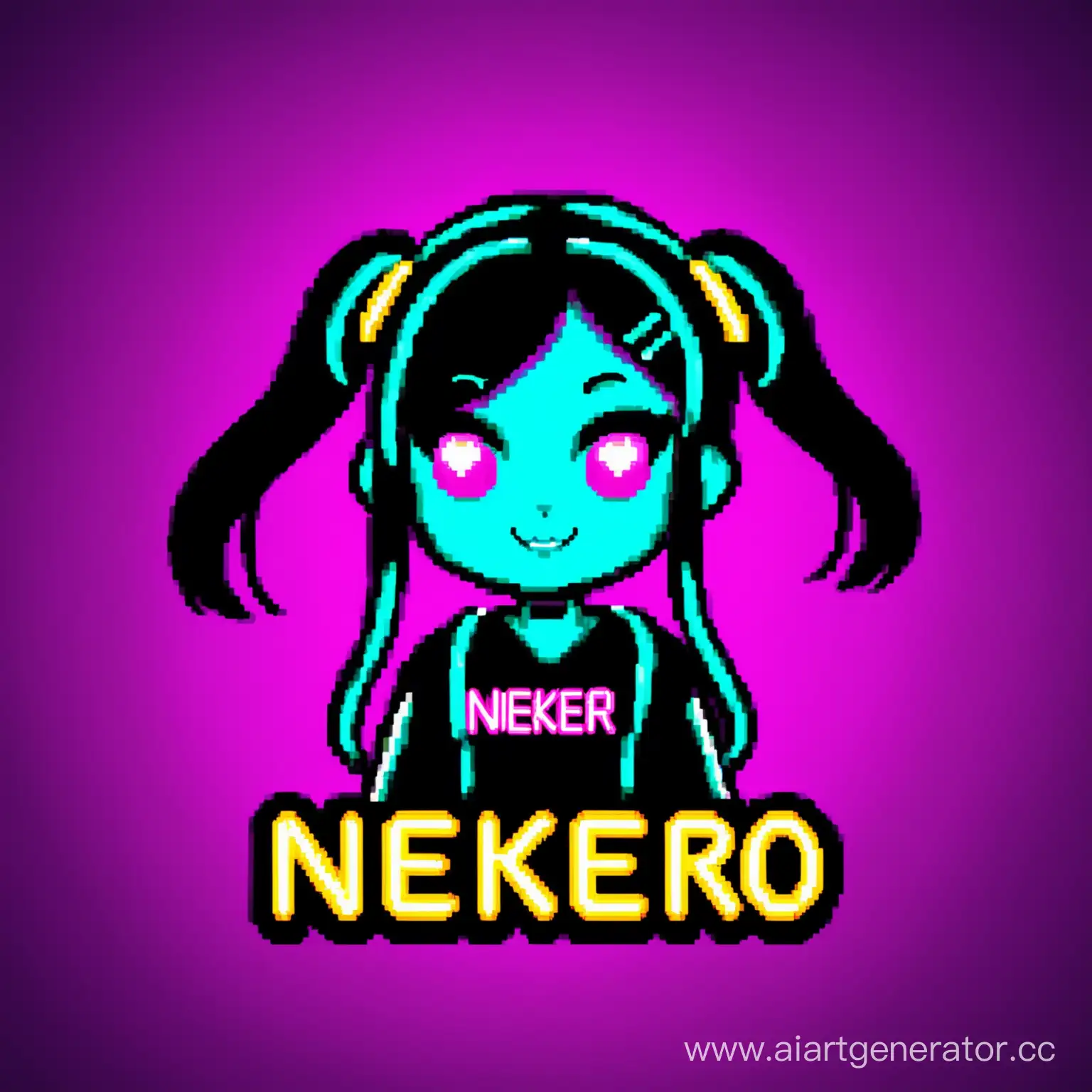 Neon-Avatar-Creation-Neker04-on-Vibrant-Background