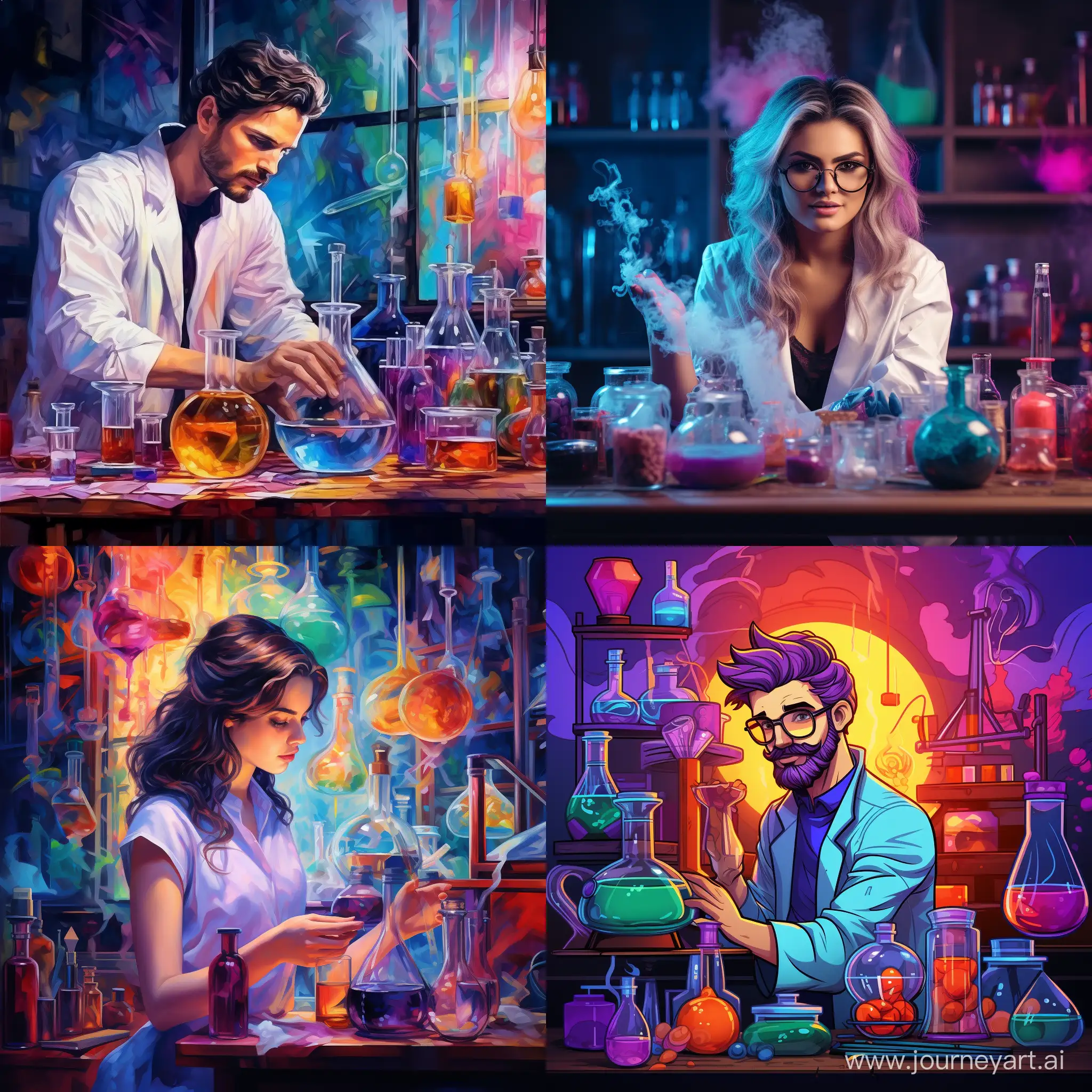 Colorful-Attractive-Chemist-in-Laboratory-Captivating-AR-Chemistry-Scene