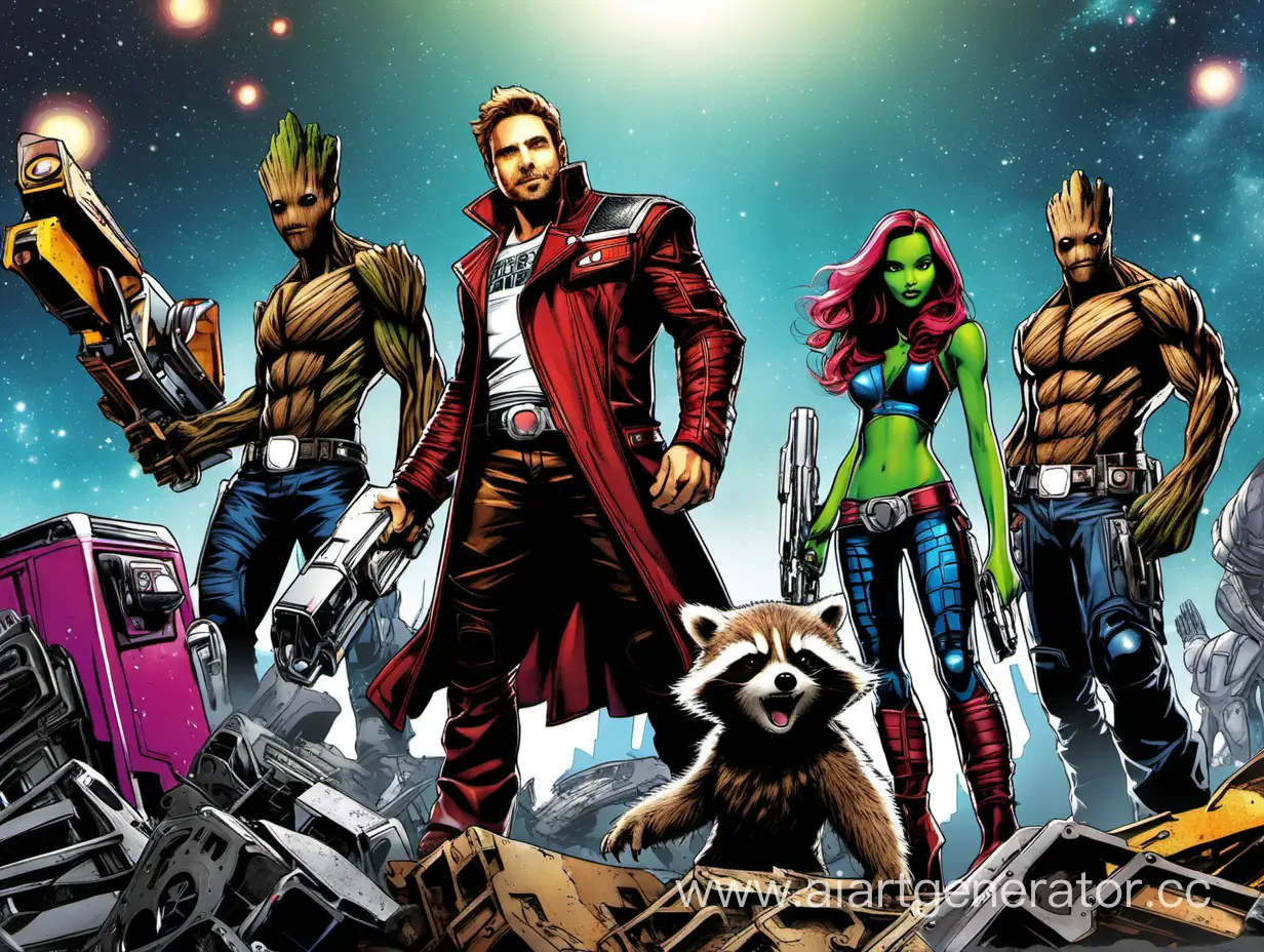 Guardians-of-the-Galaxy-Heroes-Scavenging-for-Scrap-Metal