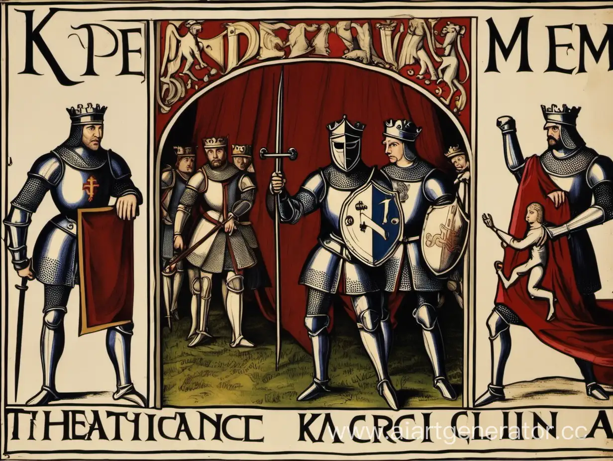 Medieval-Theatrical-Poster-Knight-in-Shielded-Splendor