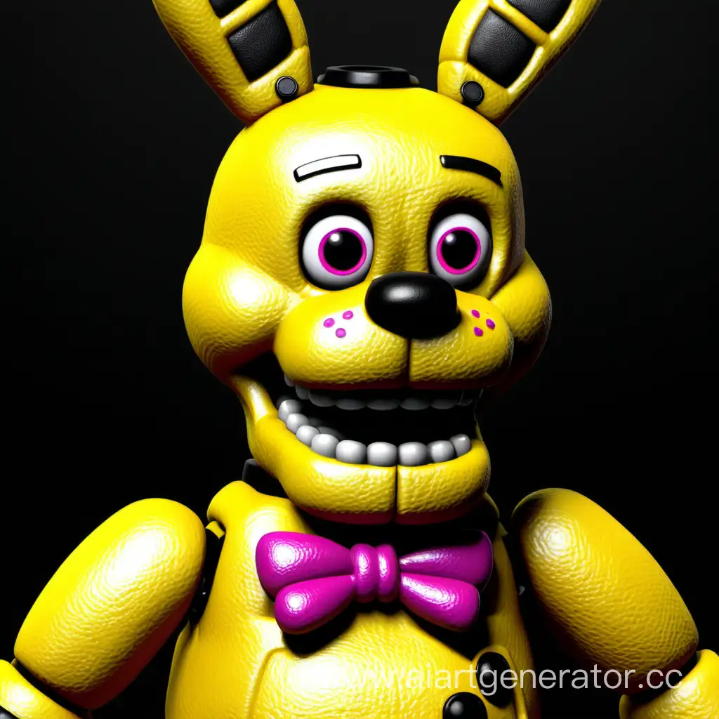 Cheerful-Spring-Yellow-Bonni-in-a-Playful-FNAF-Setting