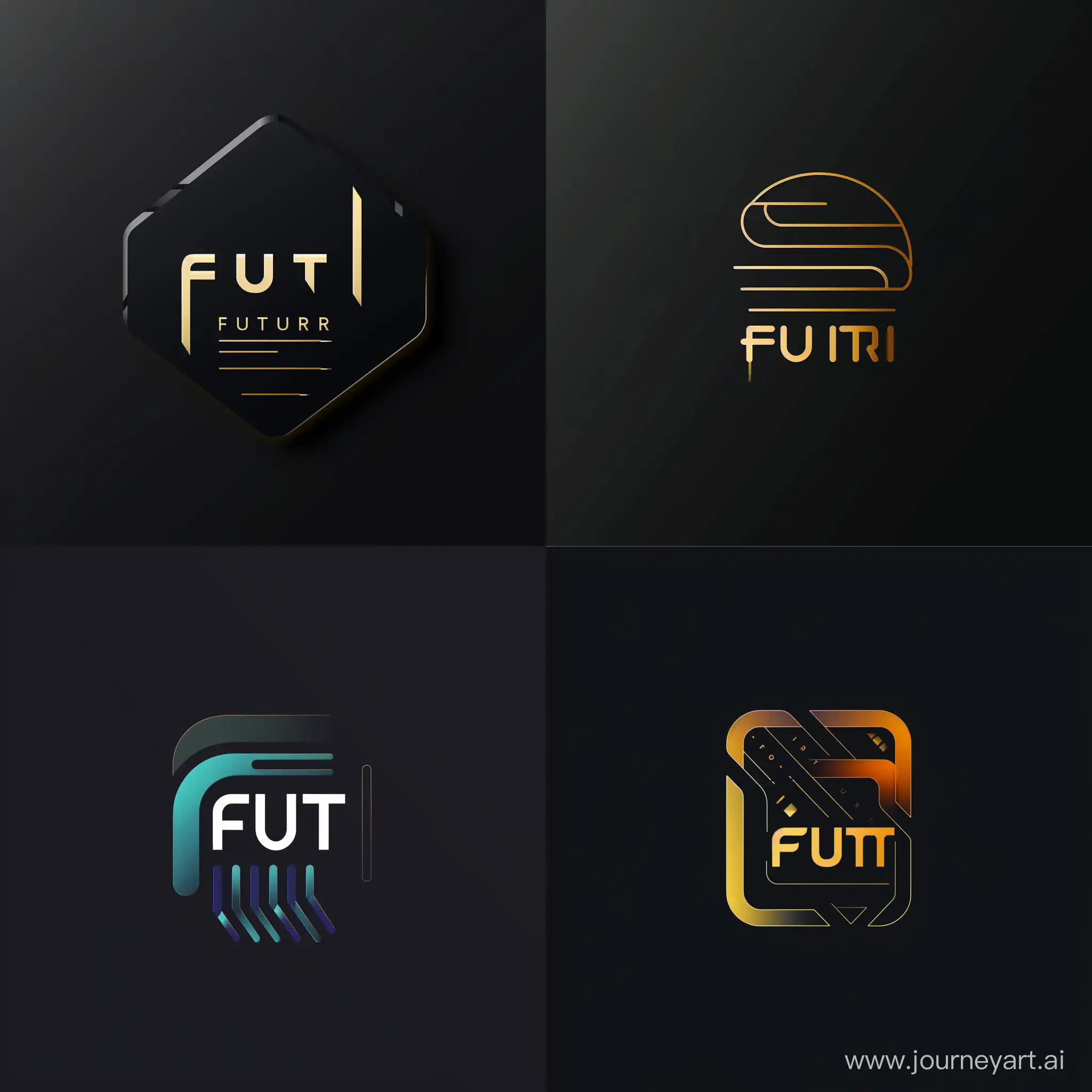 A modern, minimalist logo for a digital finance platform called Future