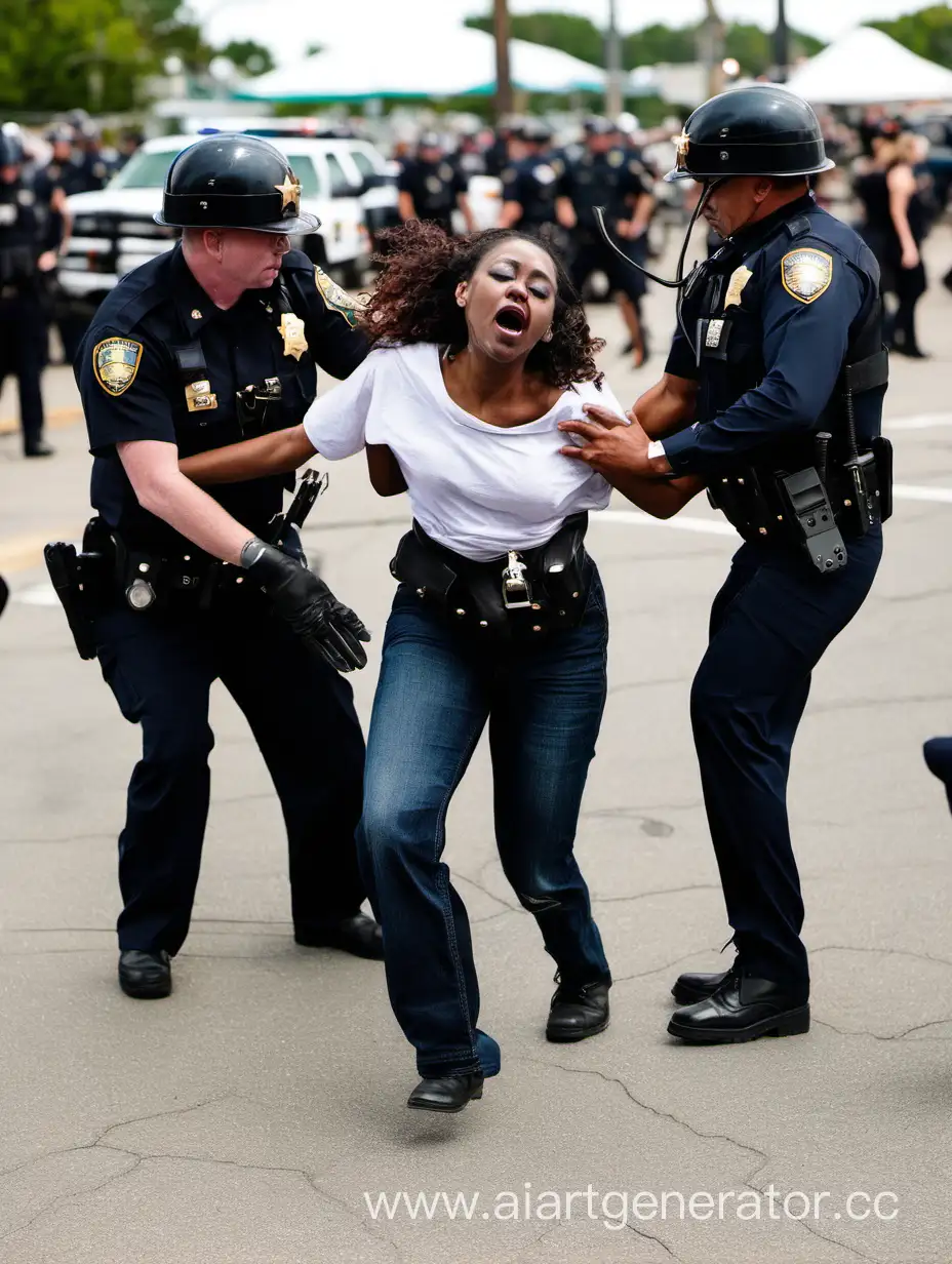 a person is detained by law enforcement in a dance
