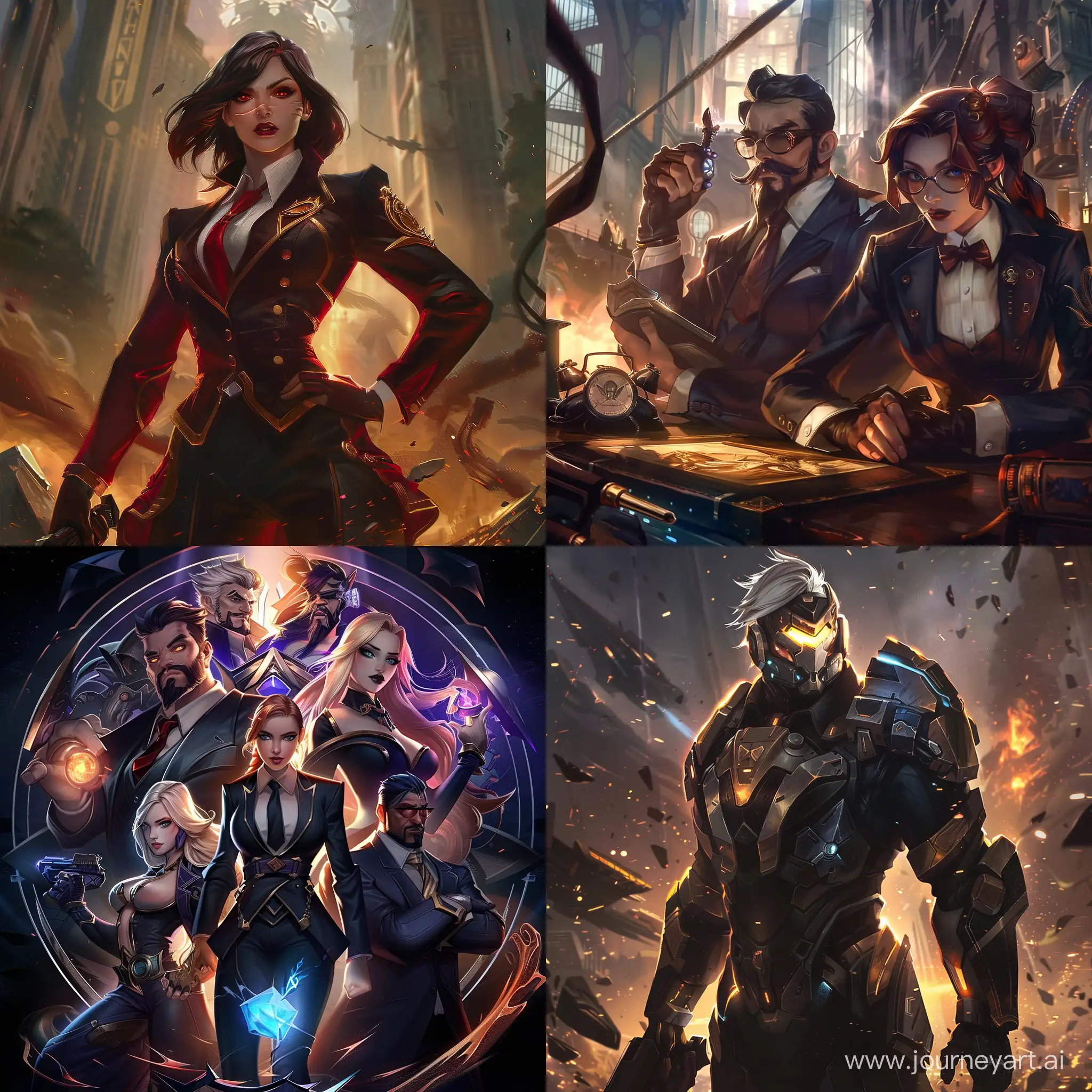 Corporate-Mundo-League-of-Legends-Fan-Art-Iconic-Champion-Portrait