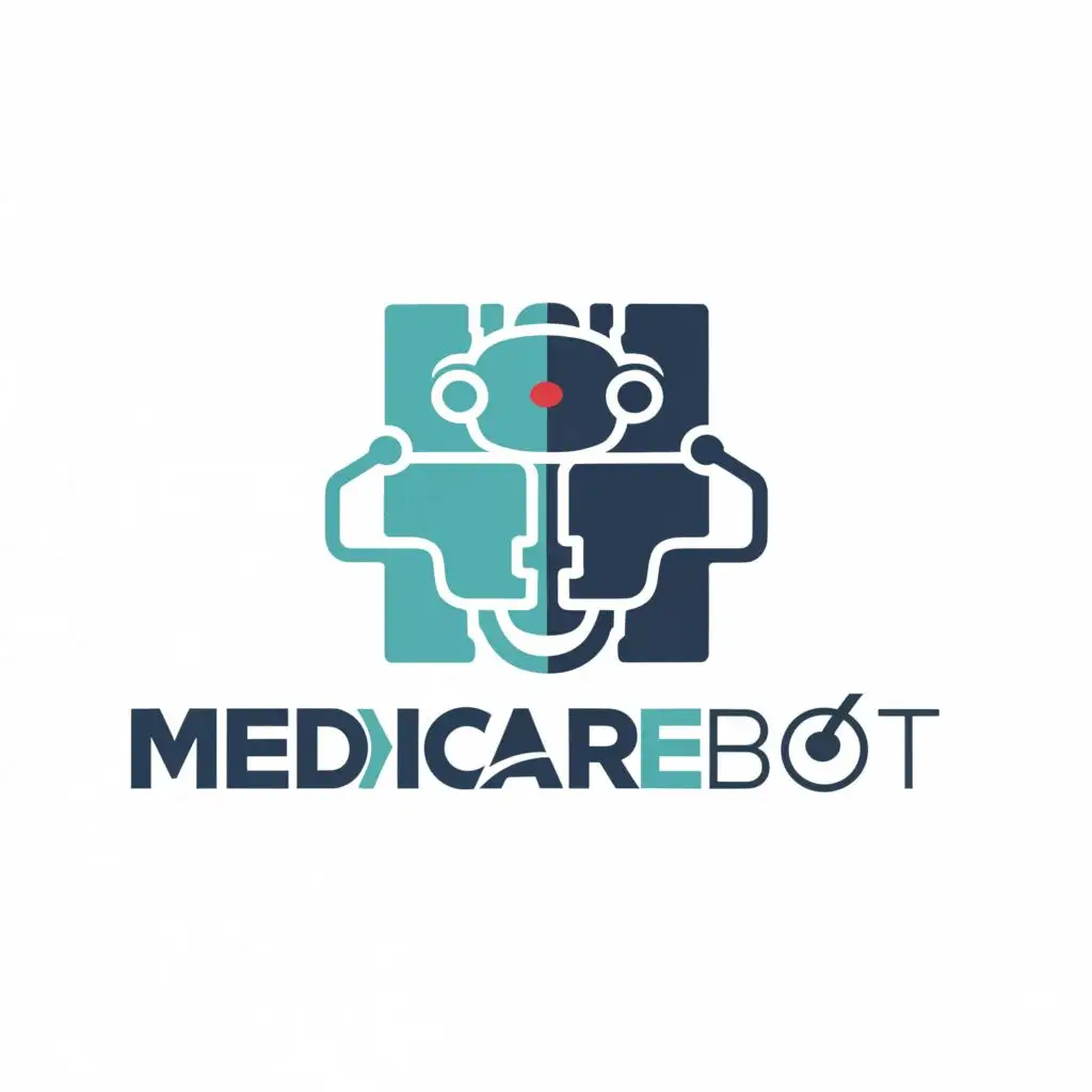 LOGO-Design-for-MedicareBot-Modern-Medical-Emblem-with-Typography