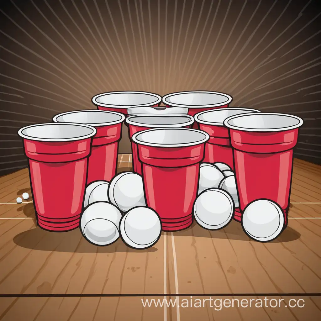 beer pong, beer pong poster
