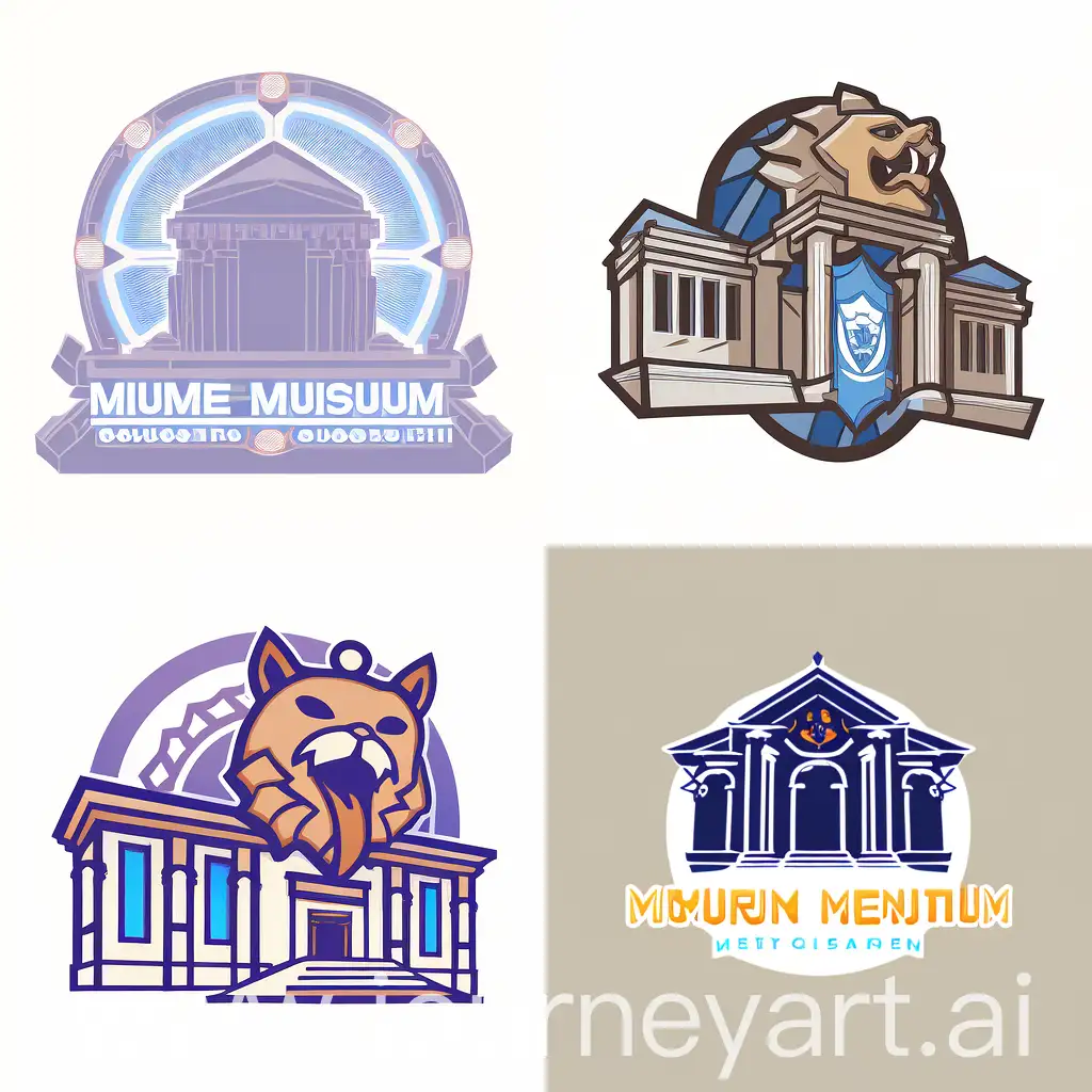 museum vector for a logo