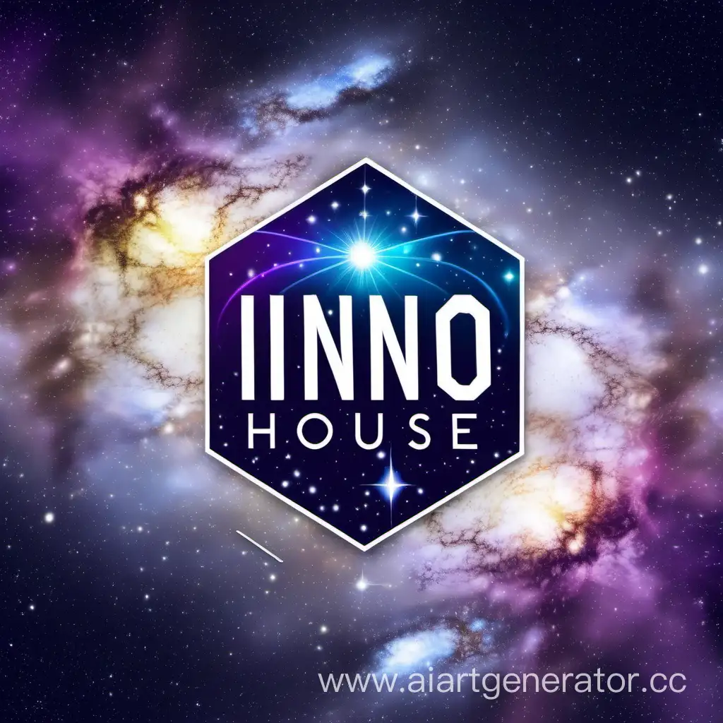 логотип галактика с надписью INNO-HOUSE