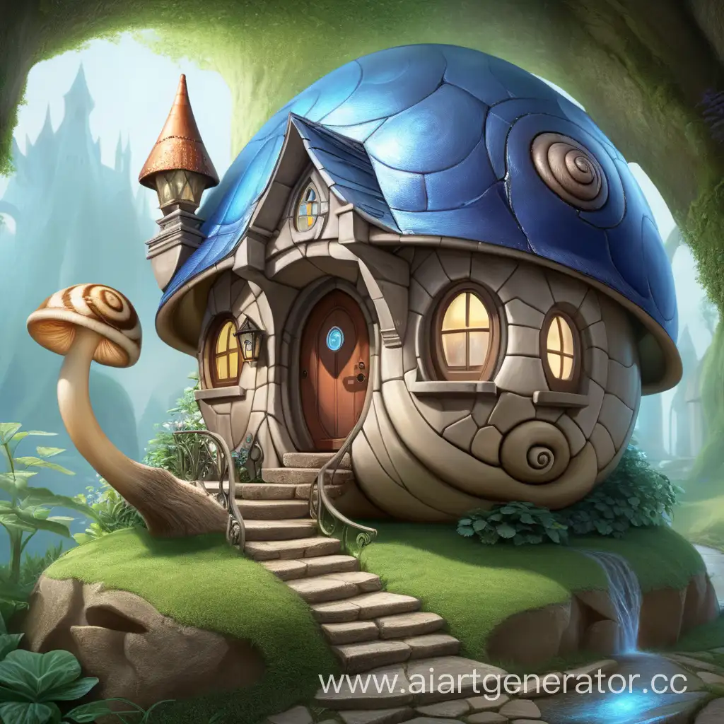 mage's house in a snail shell