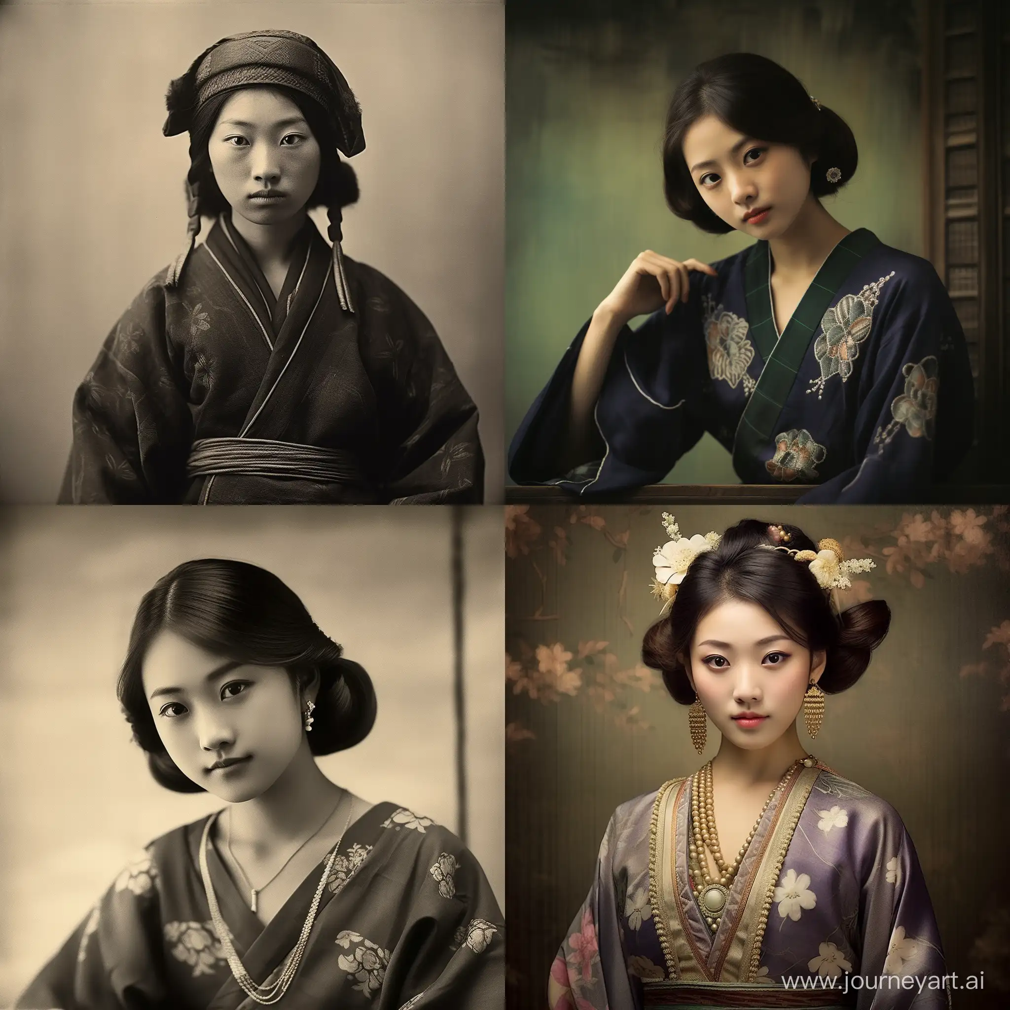 気づいた表情　洋服　日本人　女性　30代　non jewelry  写真