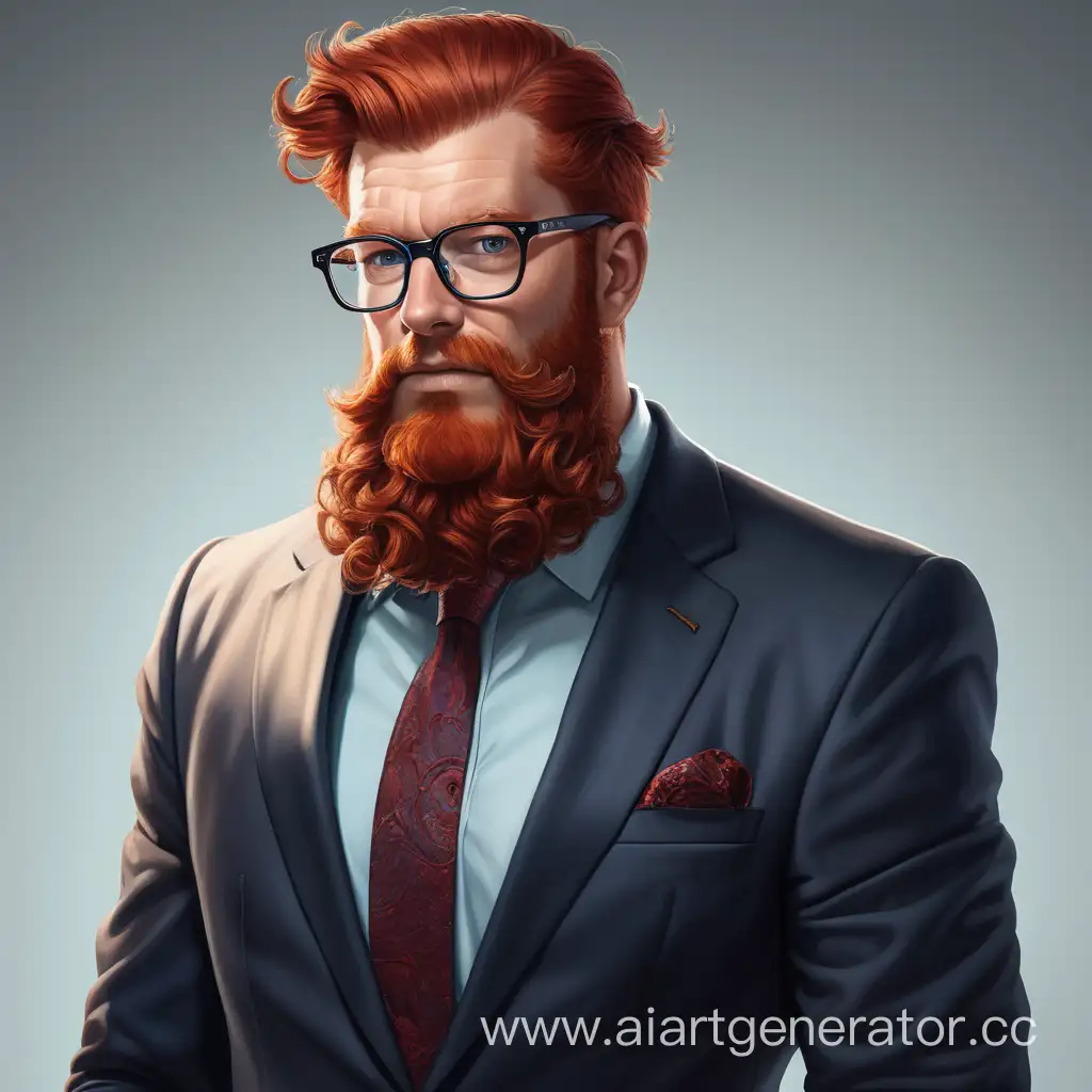 Stylish-RedBearded-Man-in-Elegant-Formal-Attire-with-Glasses