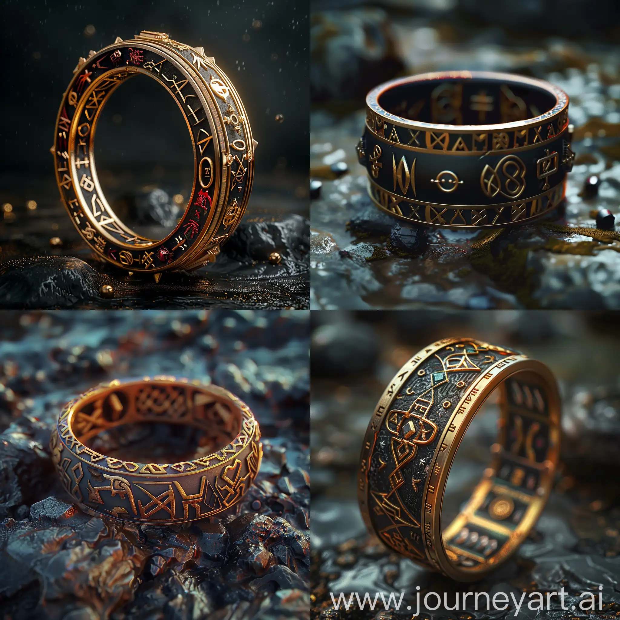 Eternal-Circle-of-Life-Depicted-Through-Symbolic-Ring-with-Runes
