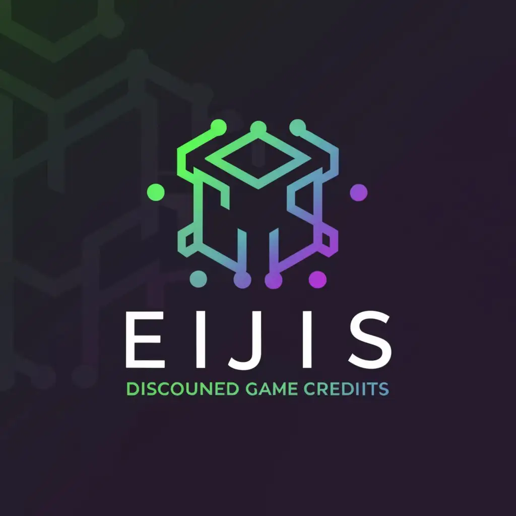 LOGO-Design-for-Eijis-Discounted-Game-Credits-Futuristic-Pixel-Style-with-Clear-Background-and-Tech-Industry-Appeal