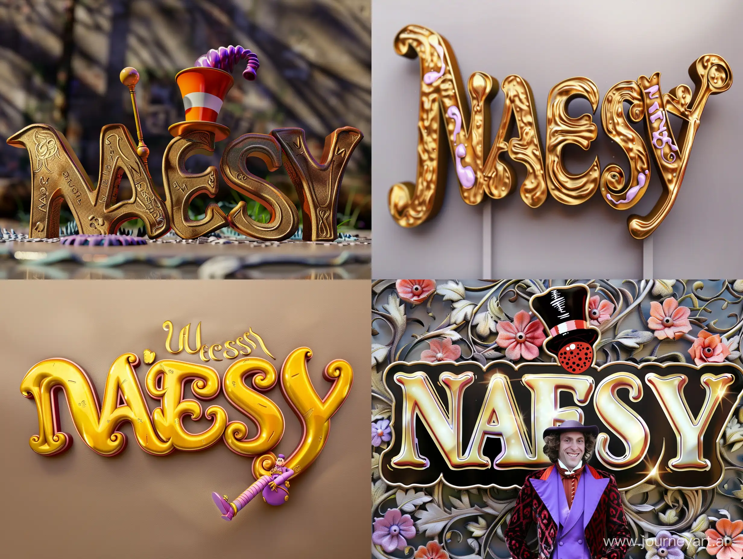 Colorful-NAESY-Typography-Inspired-by-Willy-Wonka-Logo