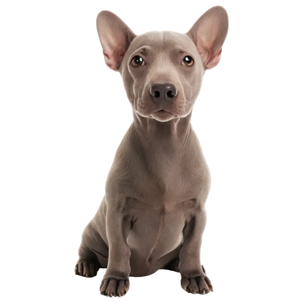 Striking-PNG-Image-of-a-Bald-Dog-Enhance-Your-Content-with-HighQuality-Transparency
