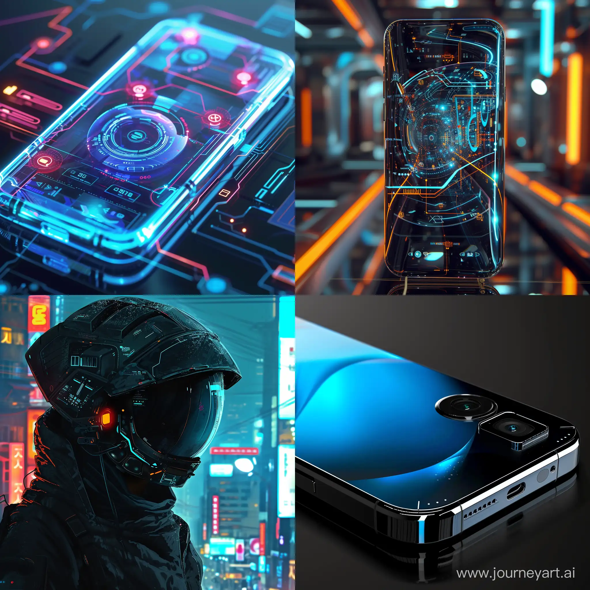 Futuristic smartphone:: unusual style