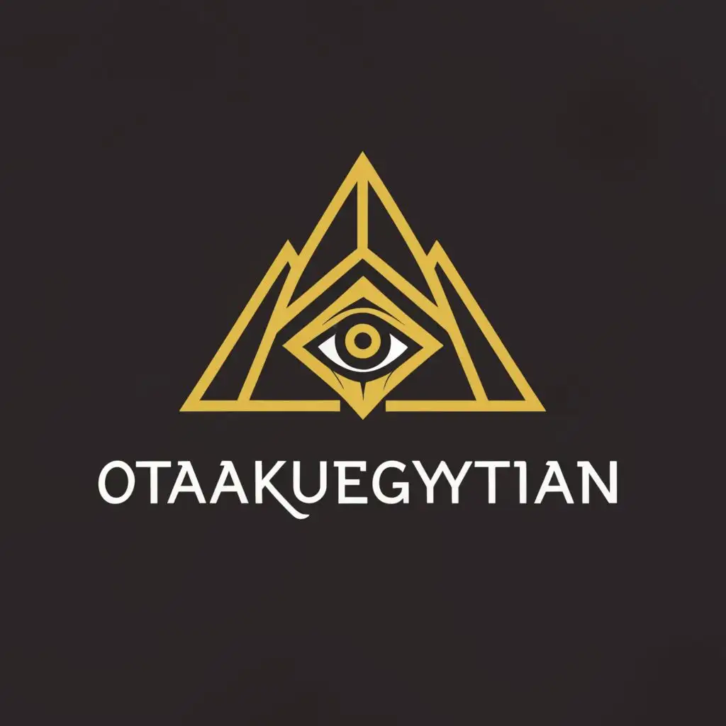 a logo design,with the text " otakuEgyptian", main symbol:it's page sells T shirts and mobile covers,Minimalistic,clear background