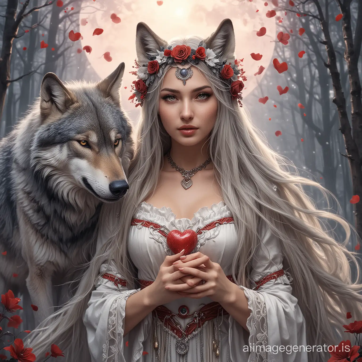 wolf Maiden in love
