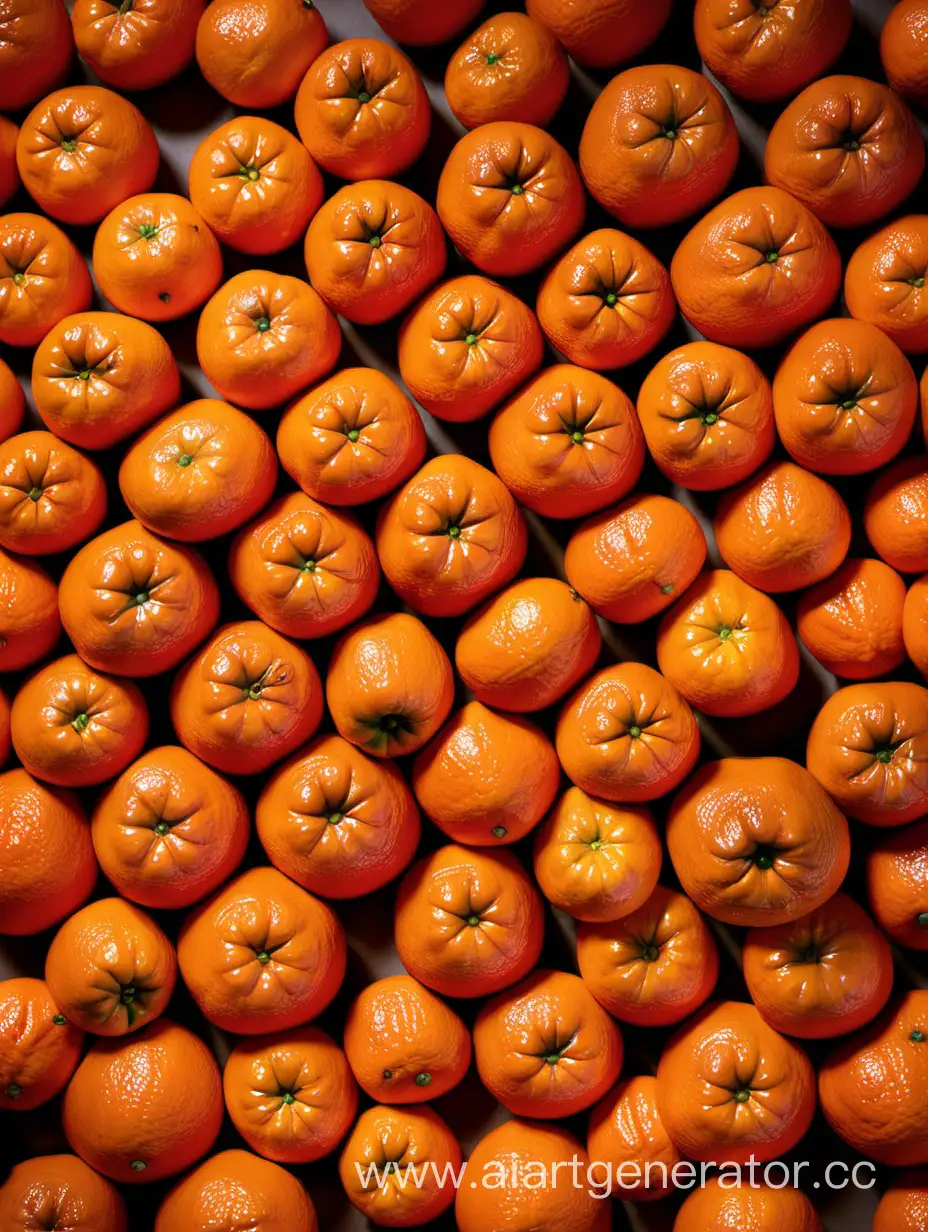 Vibrant-Display-of-Fresh-Tangerines-Citrus-Fruit-Bounty