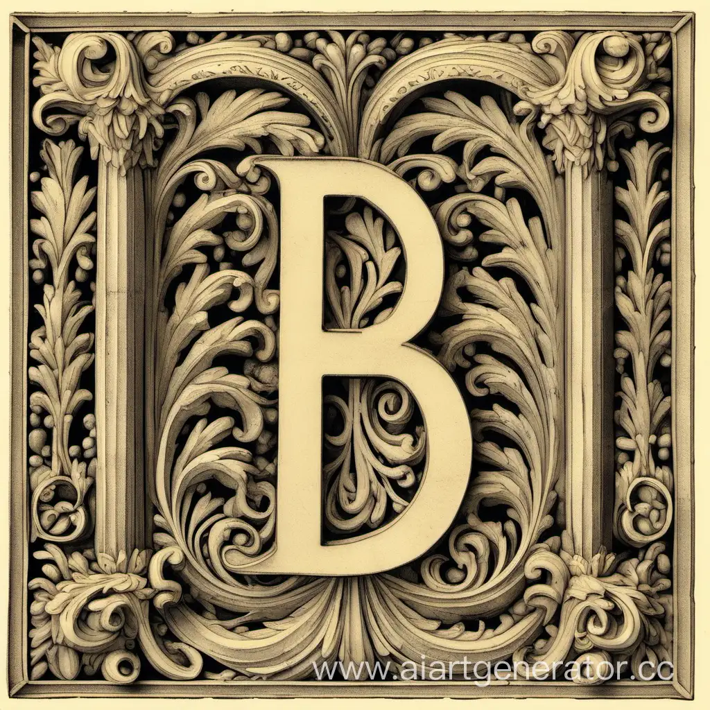 Vibrant-Latin-Letter-B-Illustration