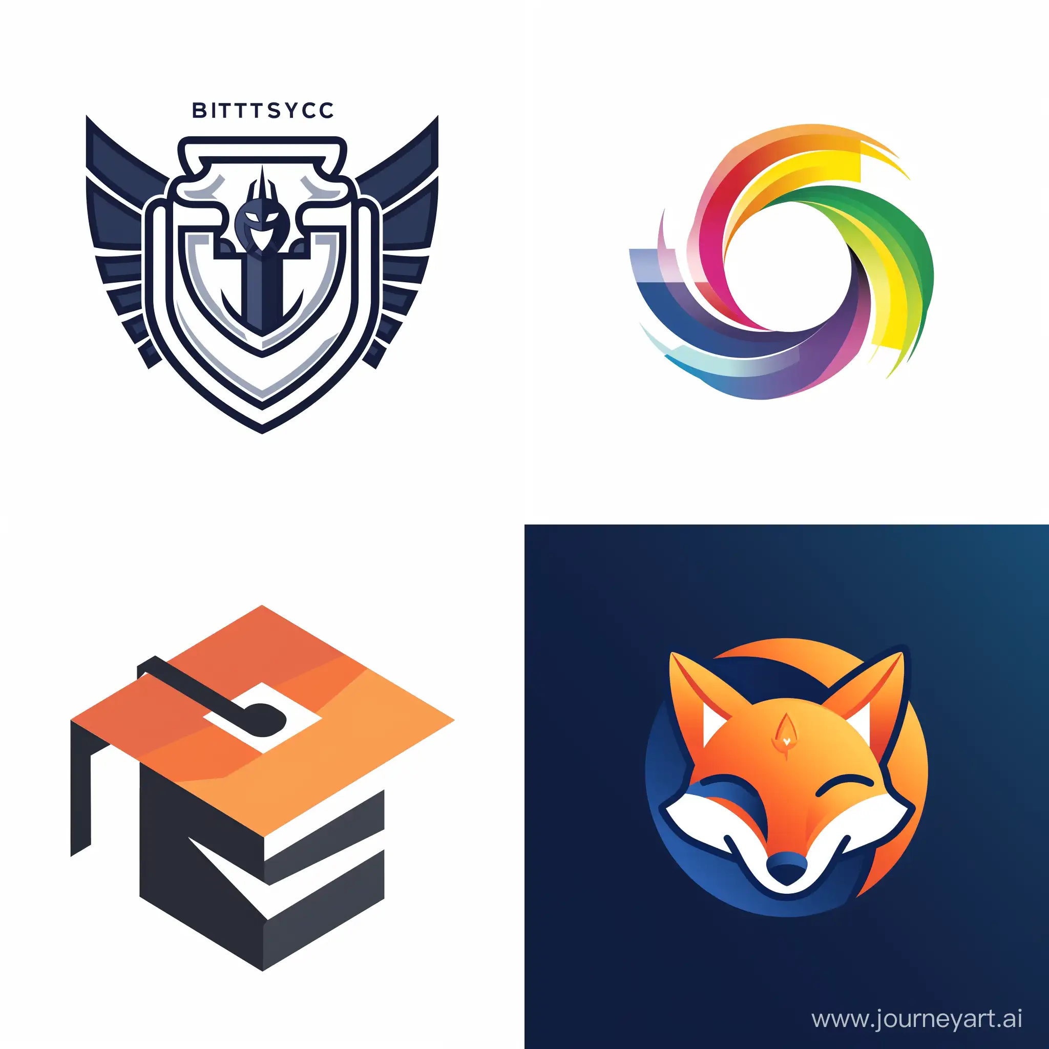 design a logo for a college website called 'bitsync'