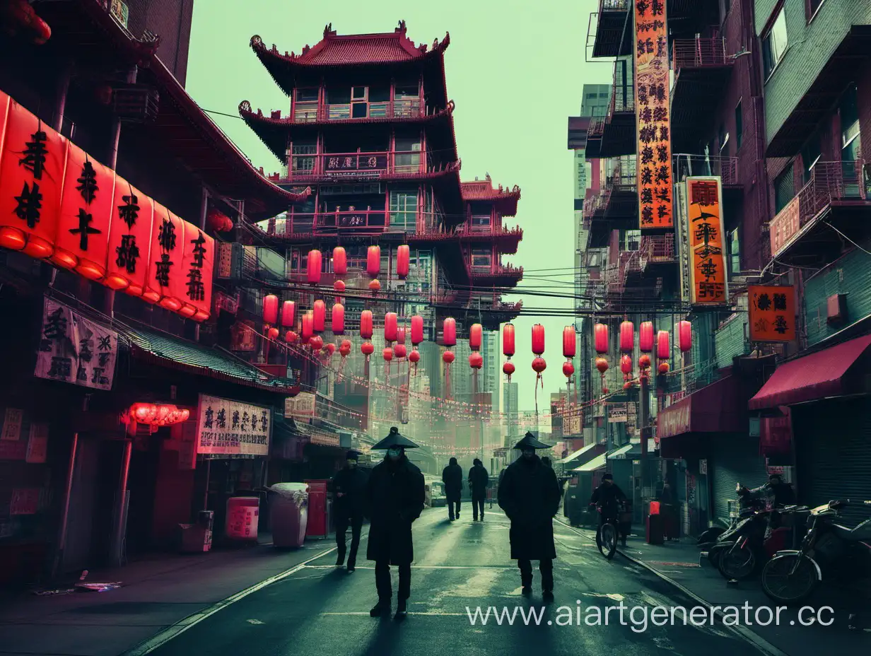 Futuristic-Cyberpunk-Scene-in-a-Vibrant-Chinatown-Setting