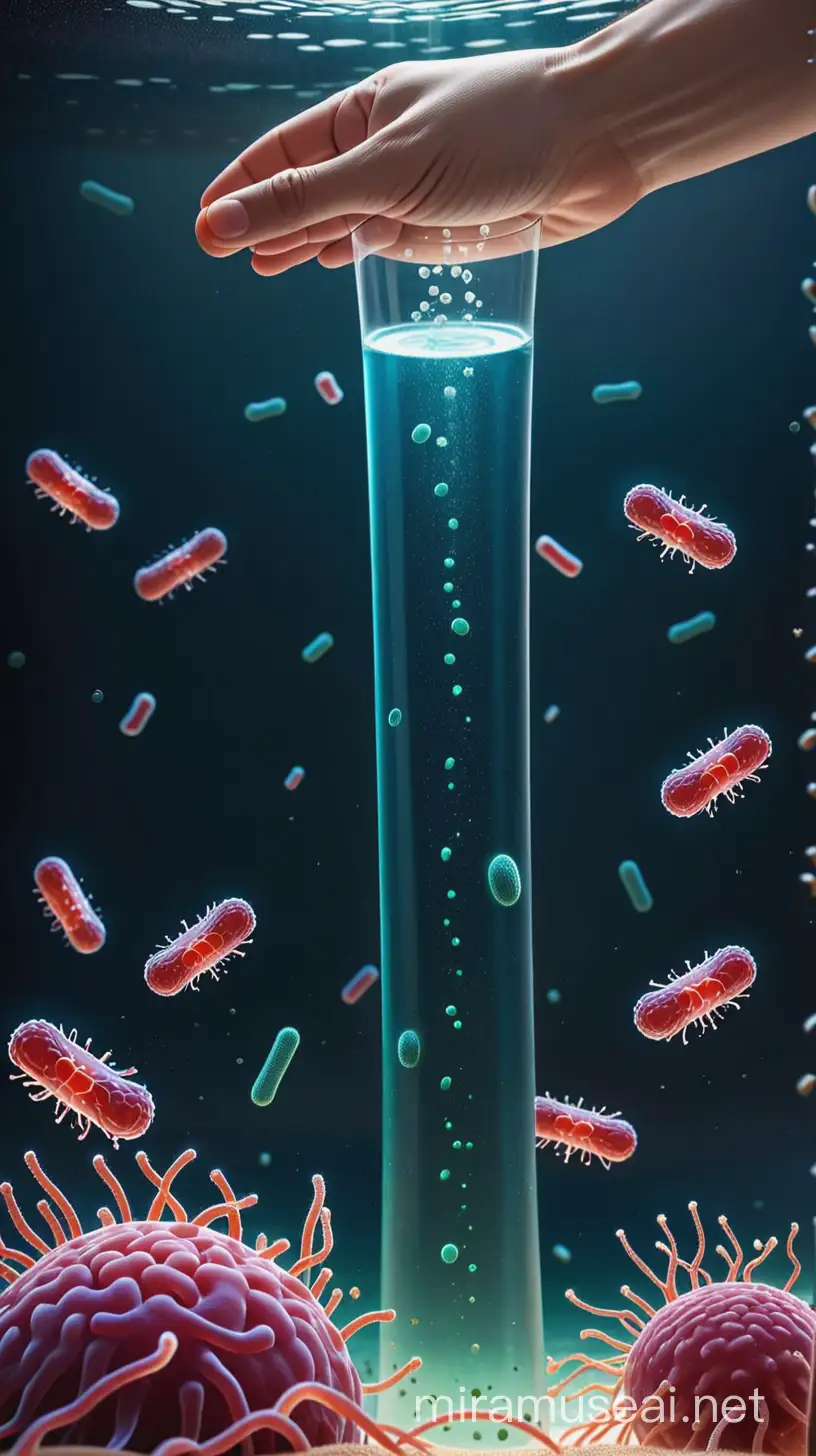Microscopic Bacteria Disappeared from View